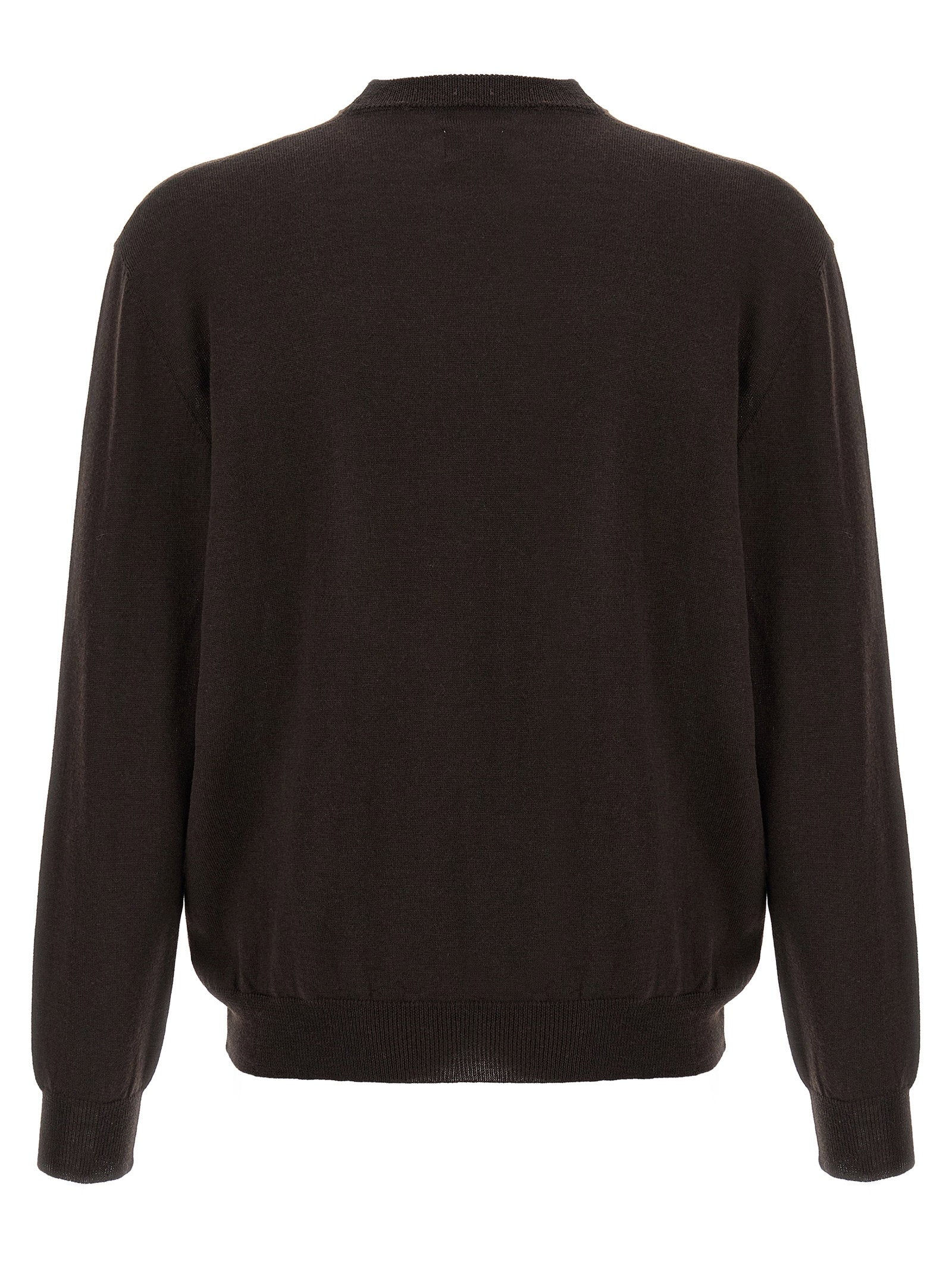 Magliano Pandino Wollen Trui Bruin Knitwear Magliano