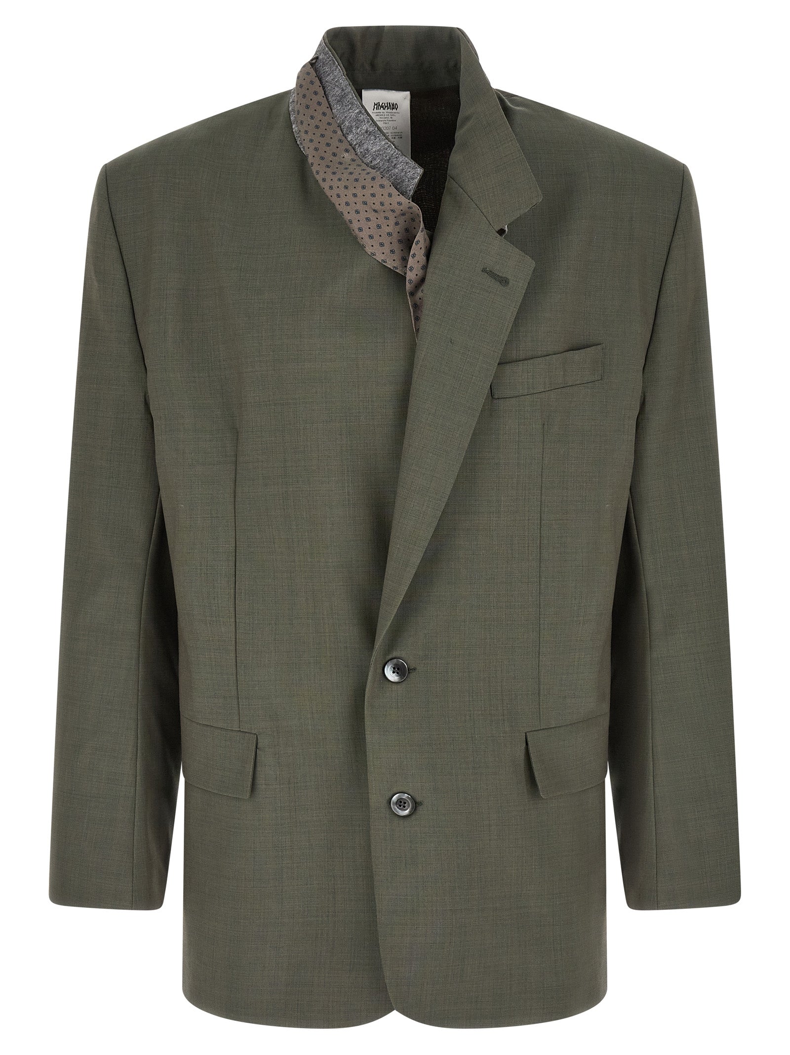 Magliano Dawn Rimini Wool Blazer Olive