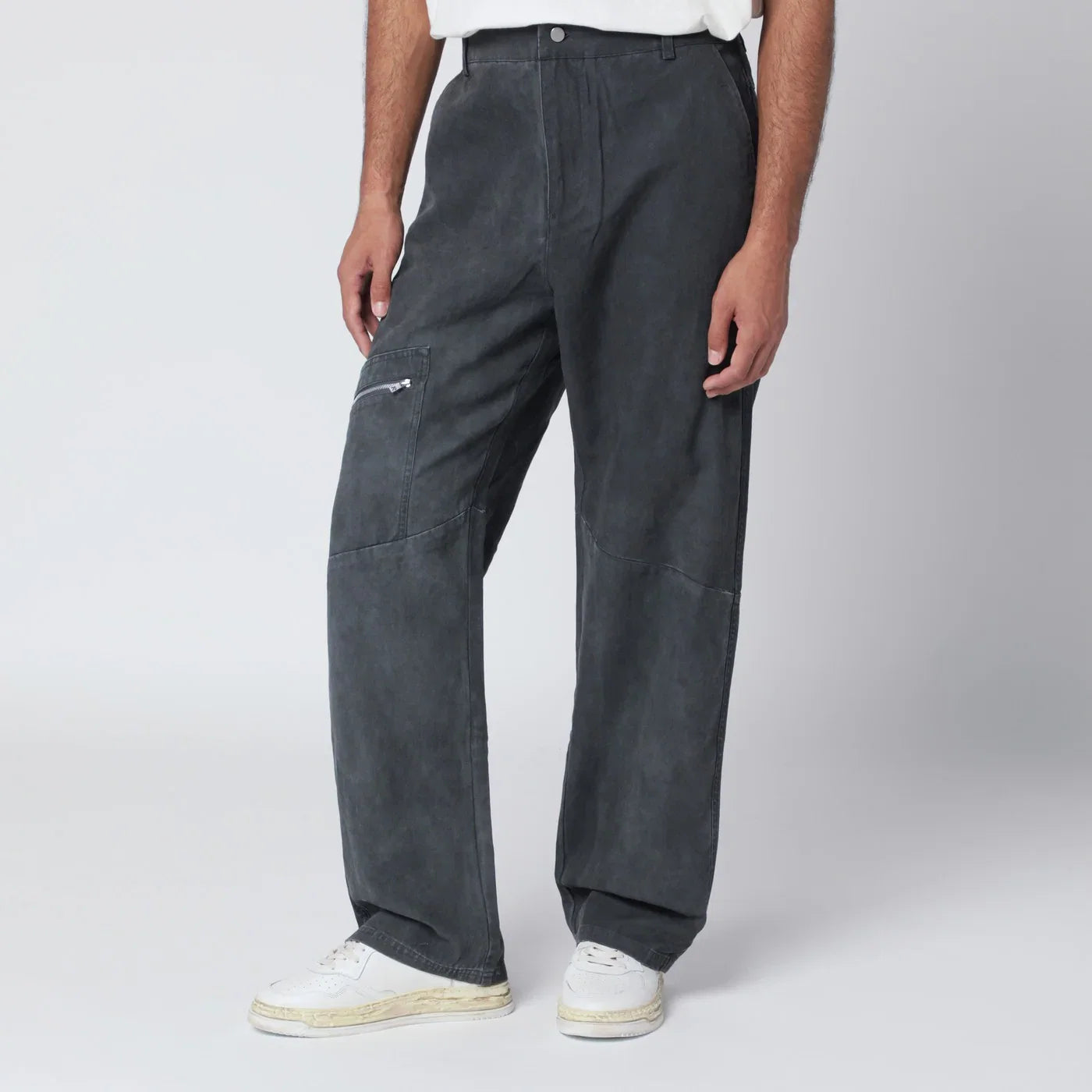 Represent Cotton Workwear Pant Washed Black
