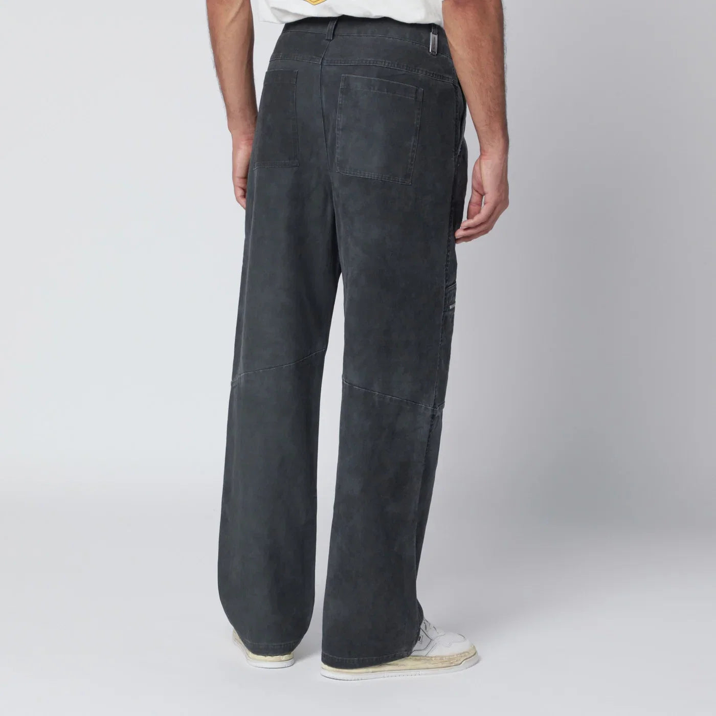 Represent Cotton Workwear Pant Washed Black-thumbmail-2