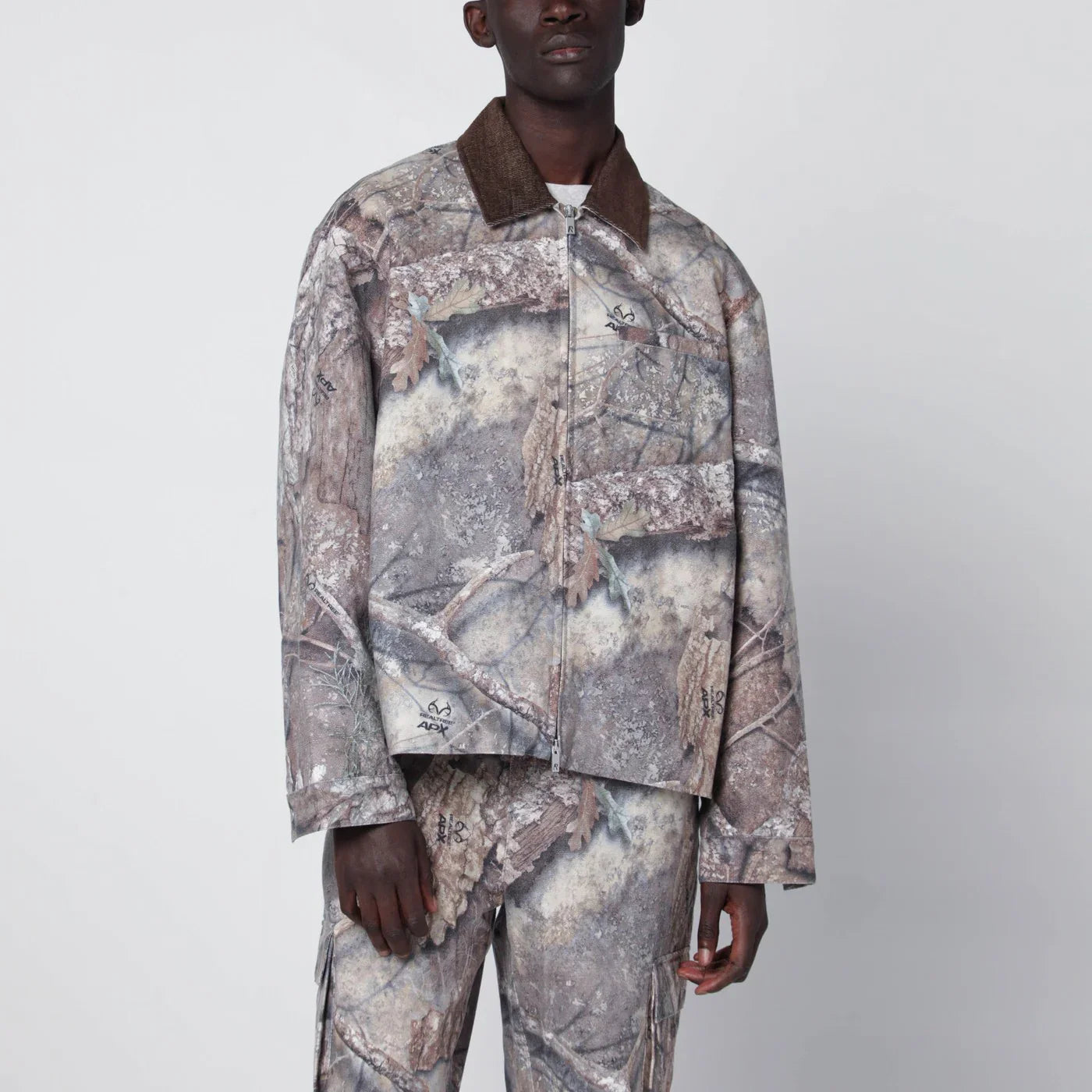 Represent Realtree Camo Trucker Jacket in camouflageprint
