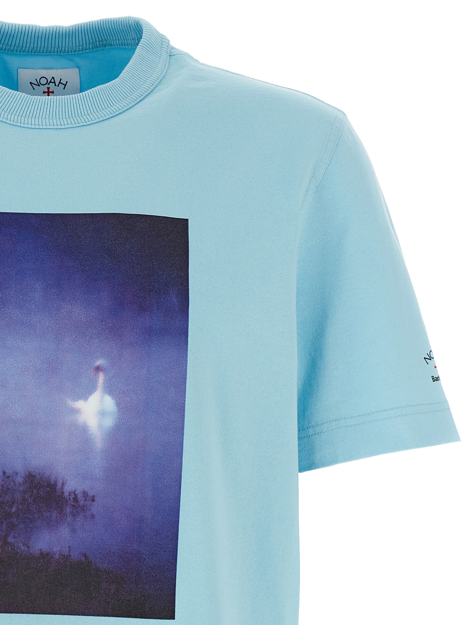 Barbour x Noah Archive Swan Graphic T-Shirt Blue Topwear Barbour