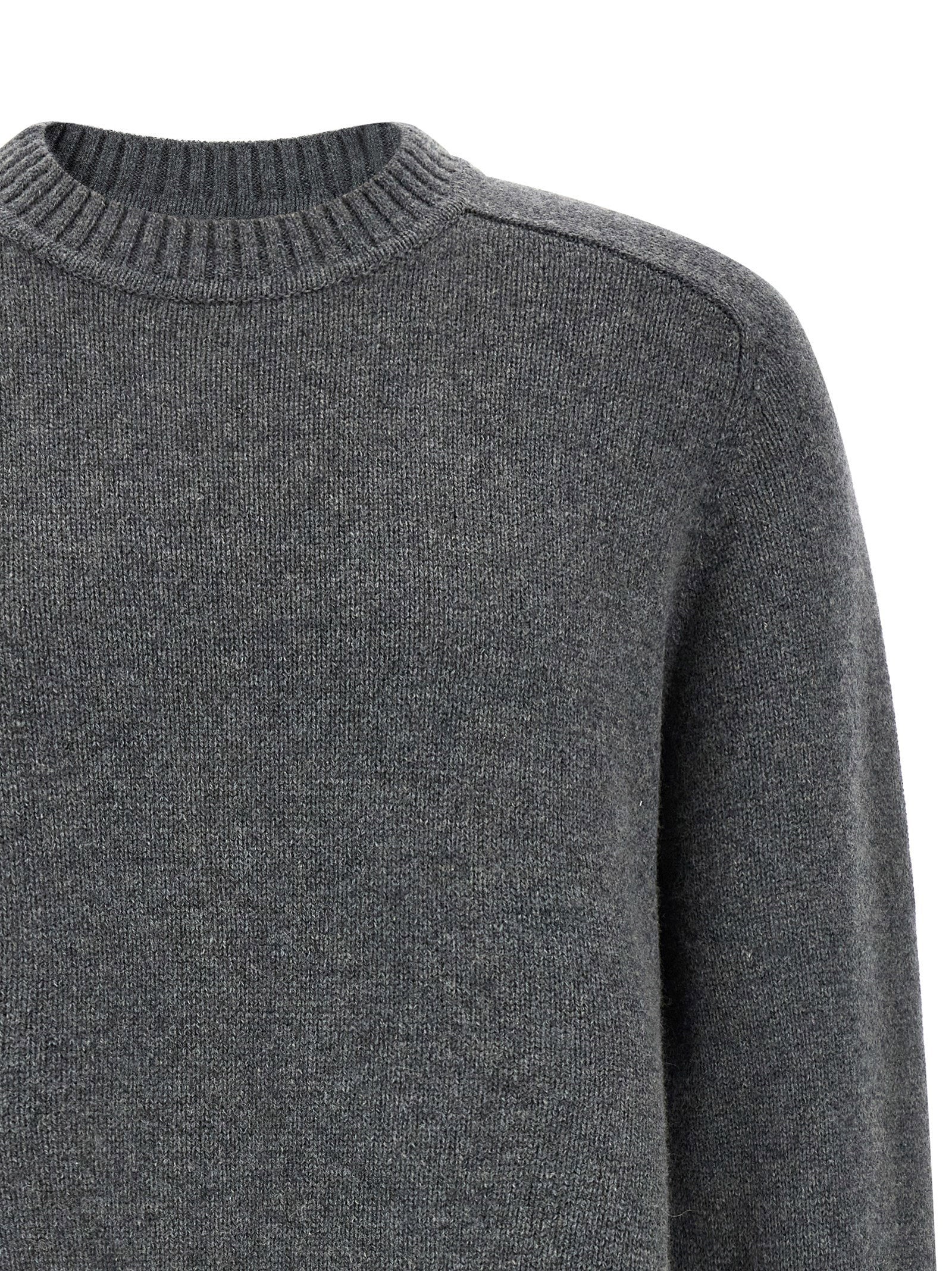 Extreme Cashmere N°520 Ordinary trui grijs, achteraanzicht