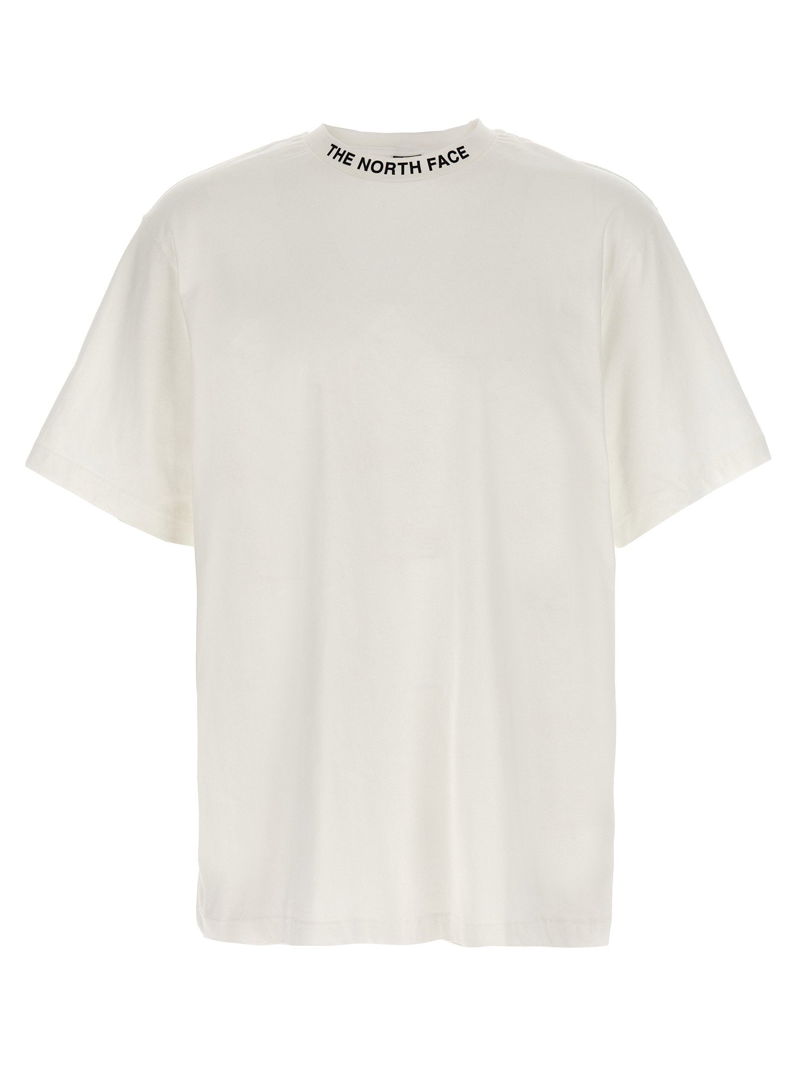 The North Face Zumu T-shirt met Jacquard Kraag Wit Topwear The North Face