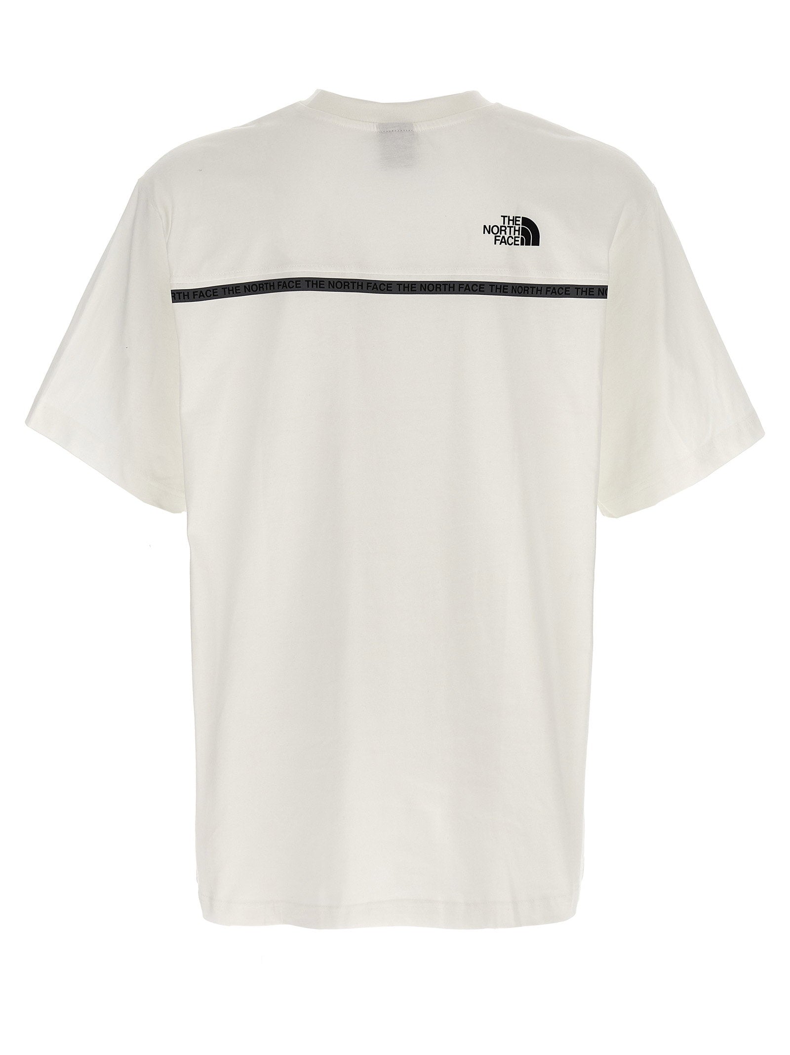 The North Face Zumu T-shirt met Jacquard Kraag Wit Topwear The North Face