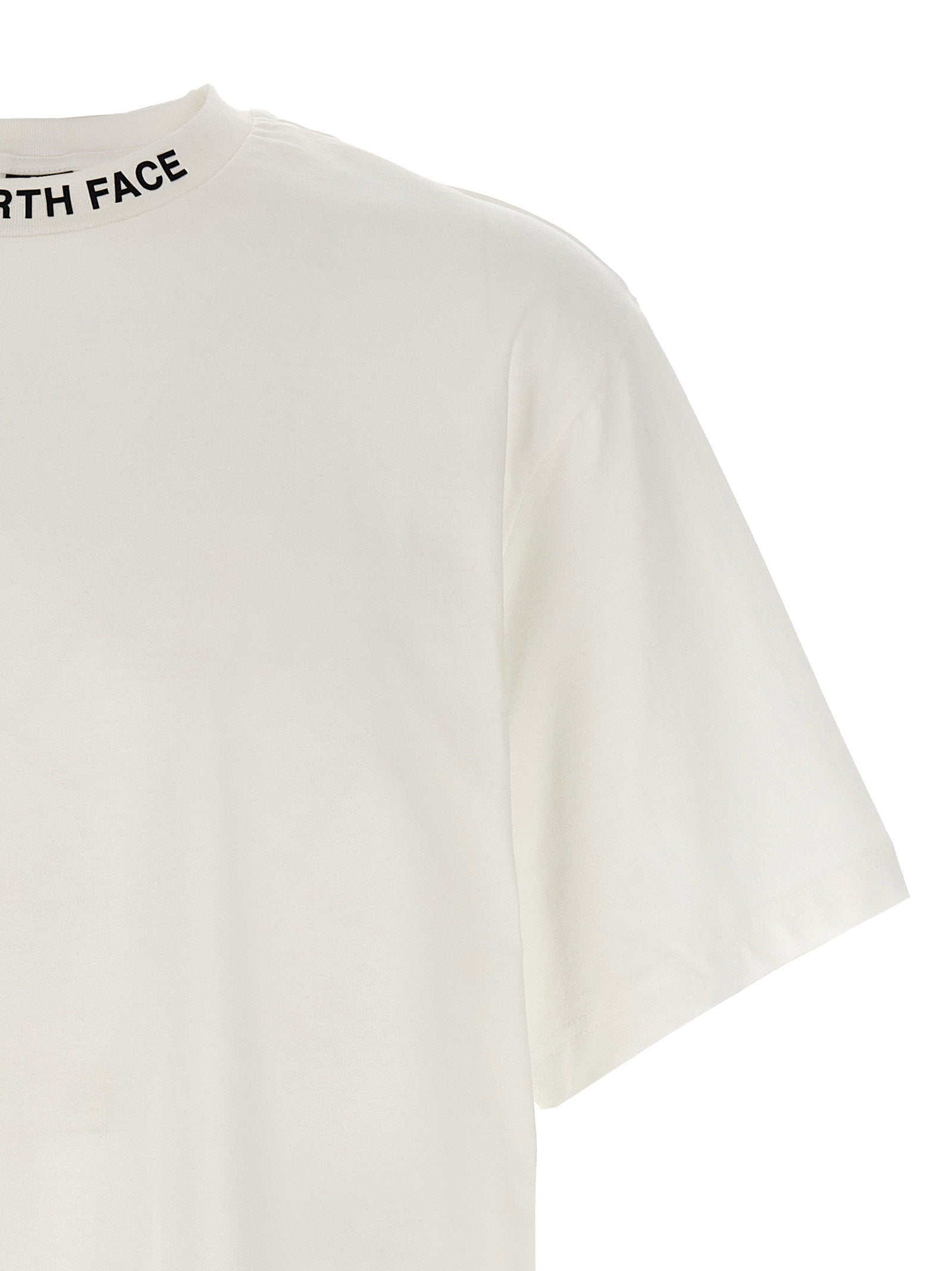 The North Face Zumu T-shirt met Jacquard Kraag Wit Topwear The North Face