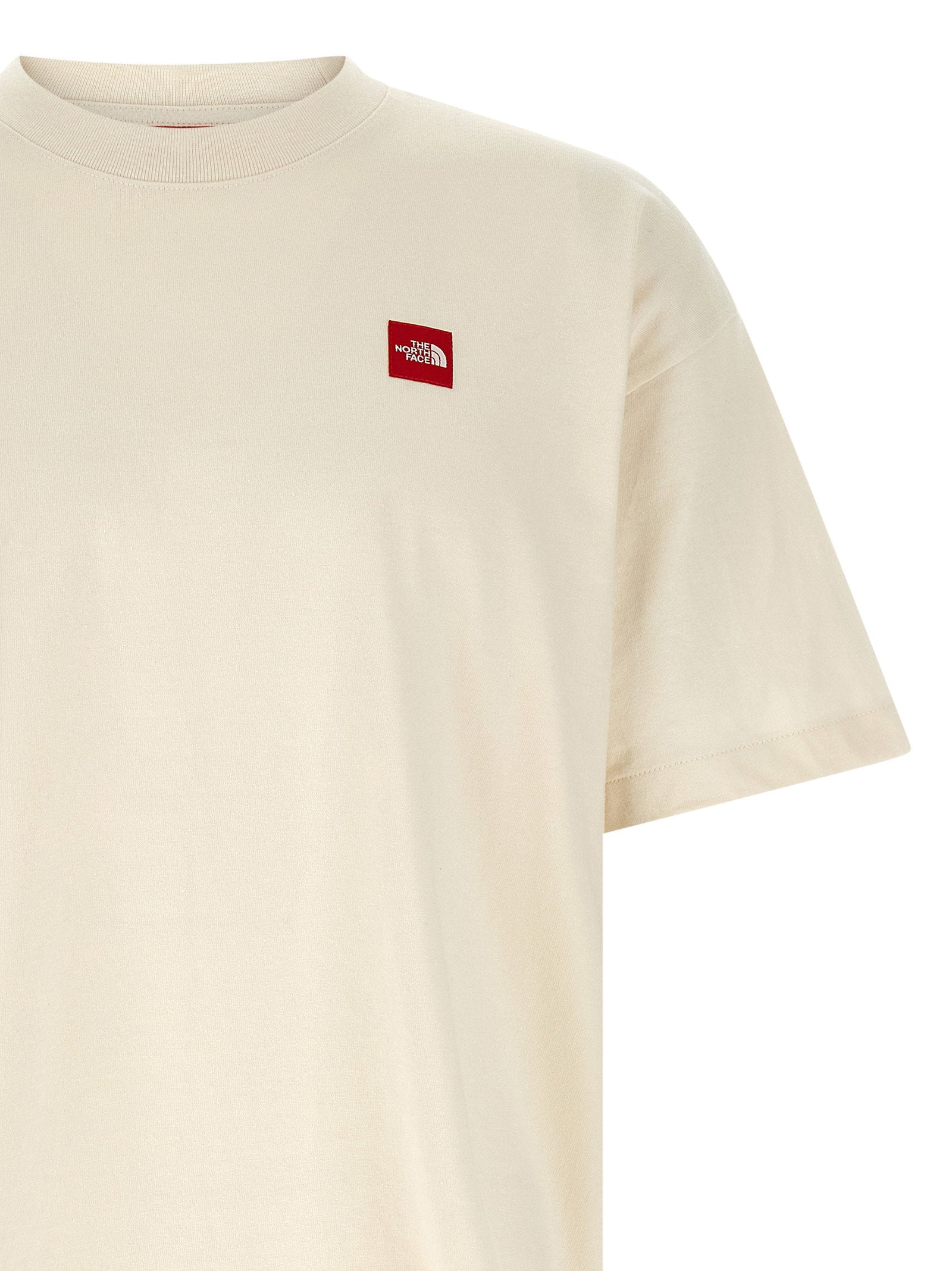 The North Face Red Box Regenerative Cotton T-shirt Beige-thumbmail-3