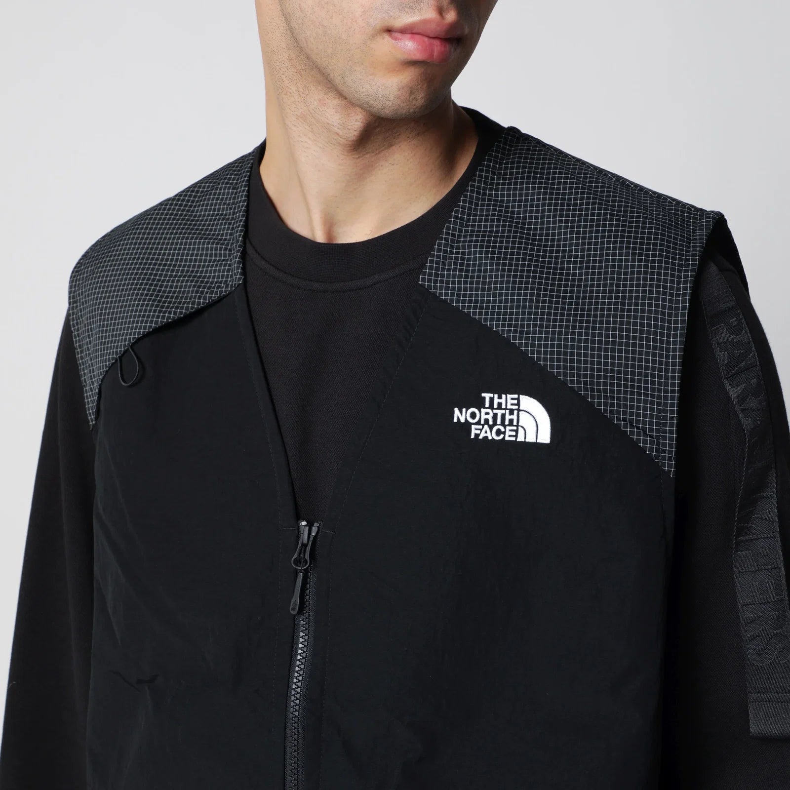 The North Face NSE Tech WindWall vest in nylon-cotton black Jackets The North Face