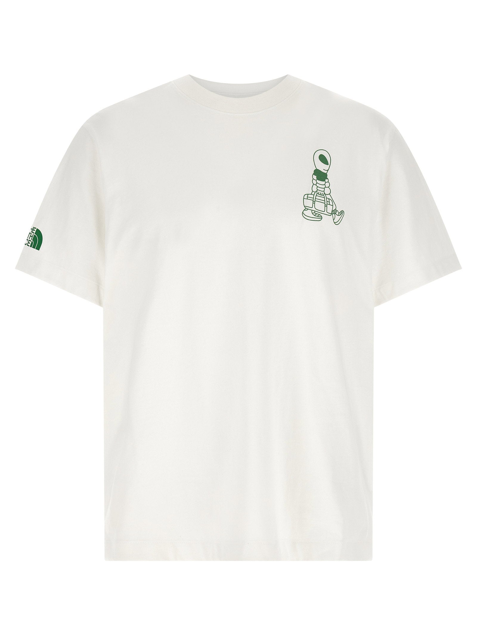 The North Face Alien Graphic Relaxed Short-Sleeve Tee Wit Topwear The North Face