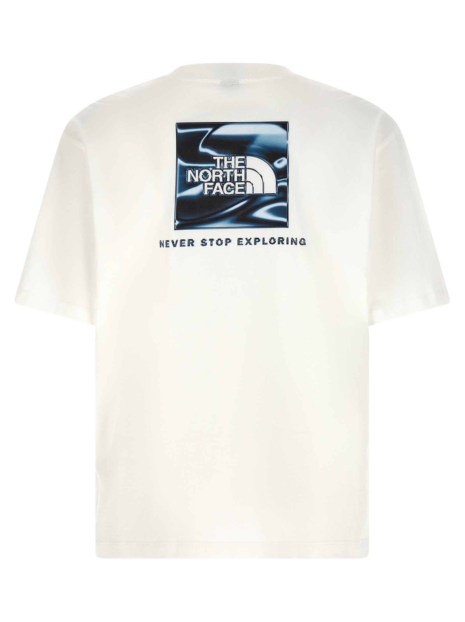 The North Face Liquid NSE Box Oversized Graphic T-Shirt Wit-thumbmail-2
