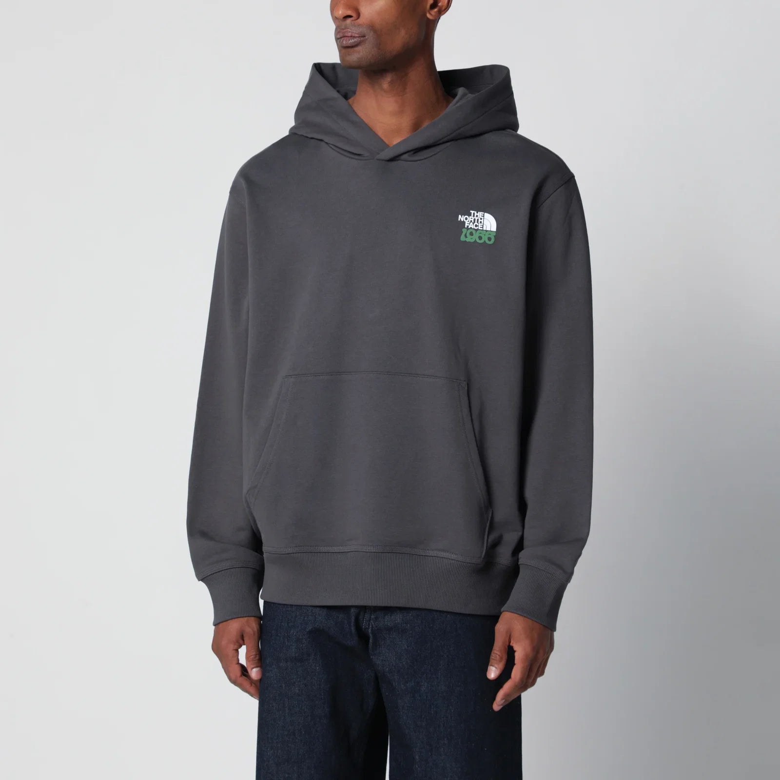 The North Face 1966 Motion Relaxed graphic cotton hoodie in grey Topwear The North Face