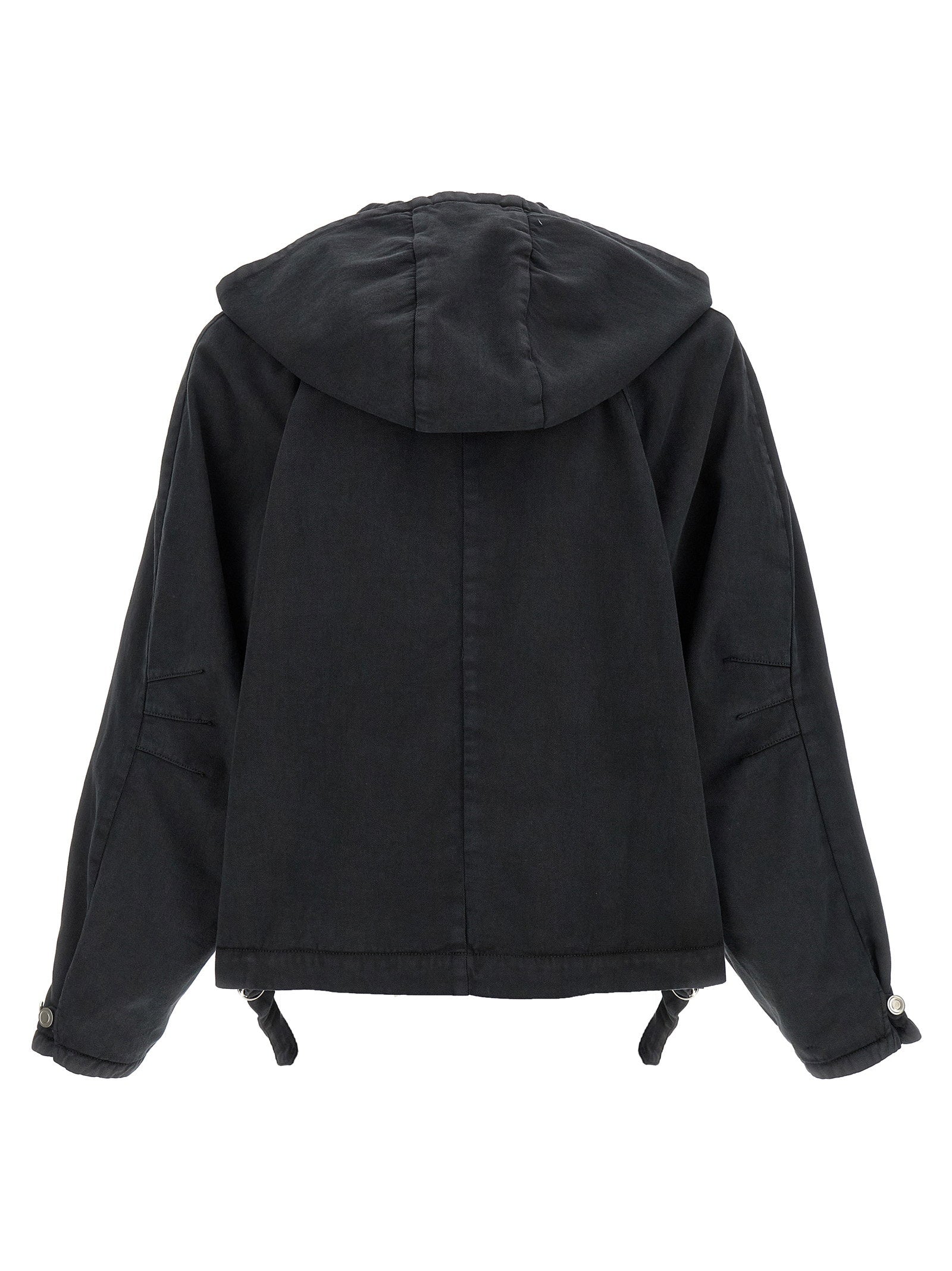 Namacheko Midia Jacket, detail van de ingebouwde capuchon