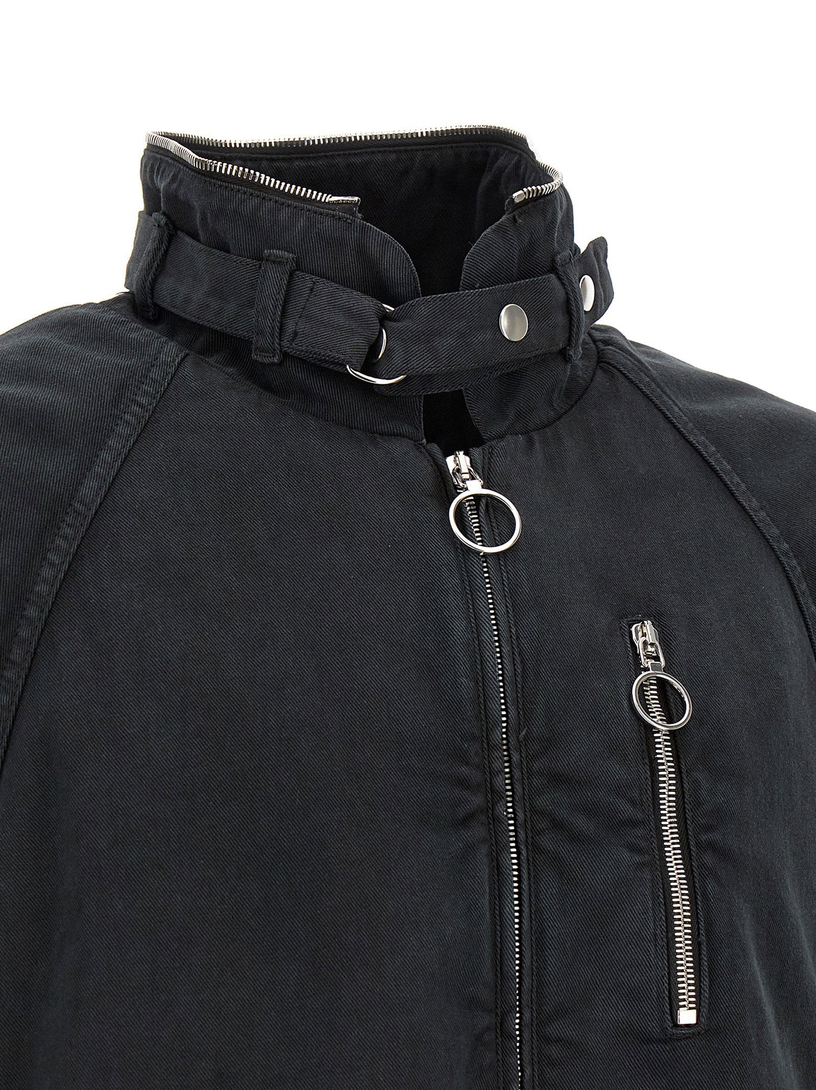 Namacheko Midia Jacket, detail van de gegusselde zoom