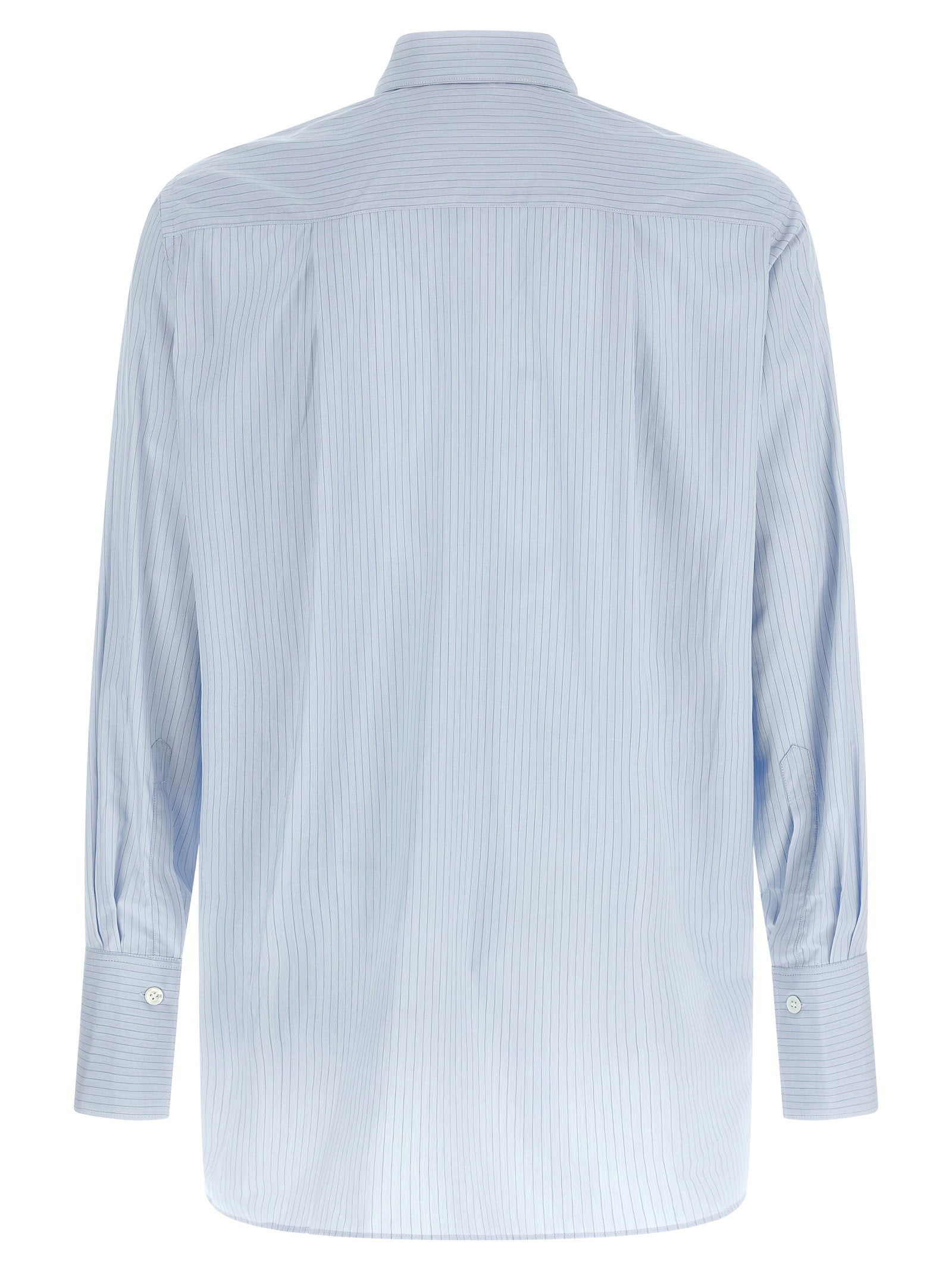 Namacheko Hernan Gestreept Katoenen Overhemd Blauw Shirts Namacheko