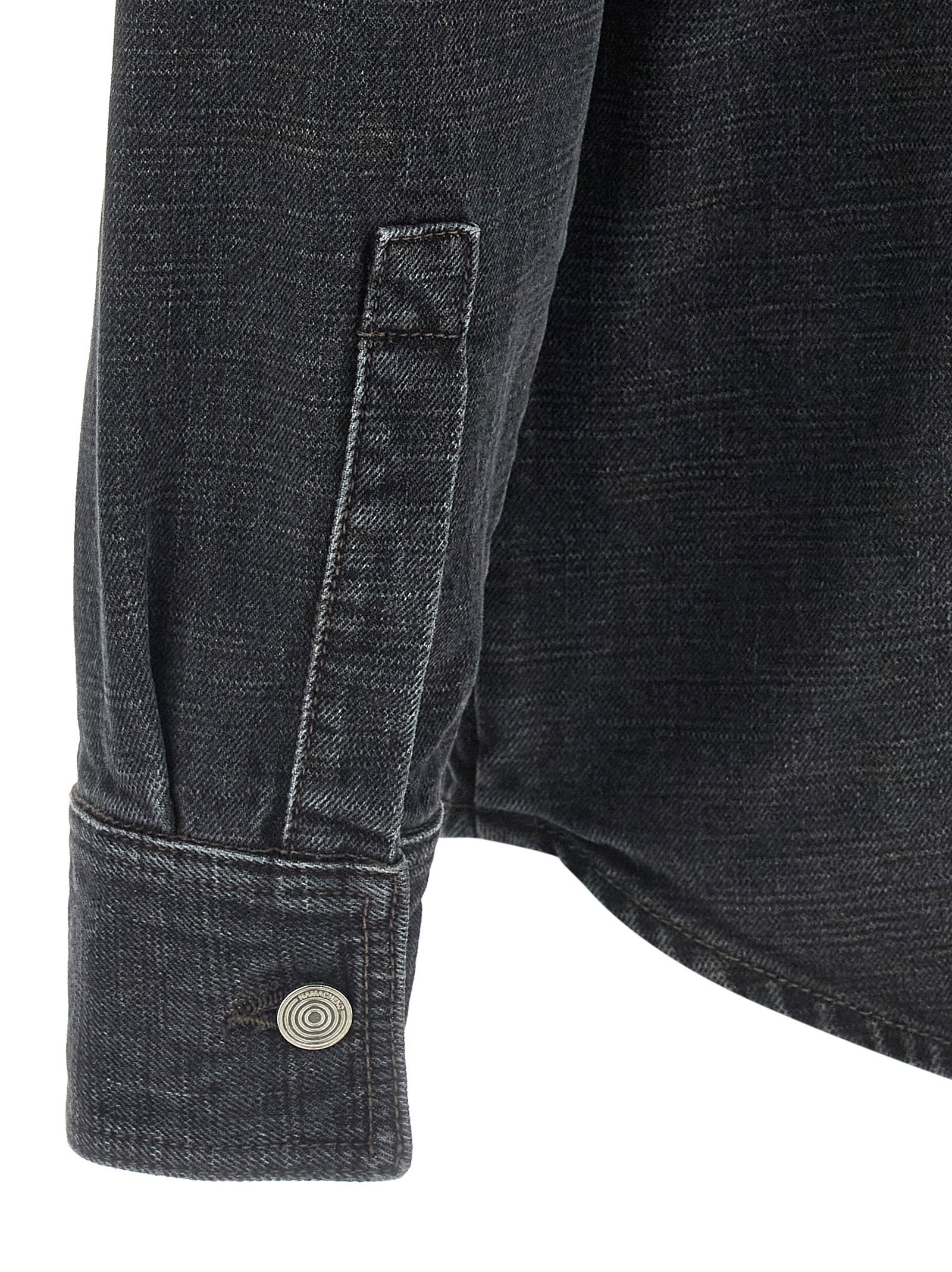 Namacheko Gervis Braided Denim Overhemd Zwart-thumbmail-4