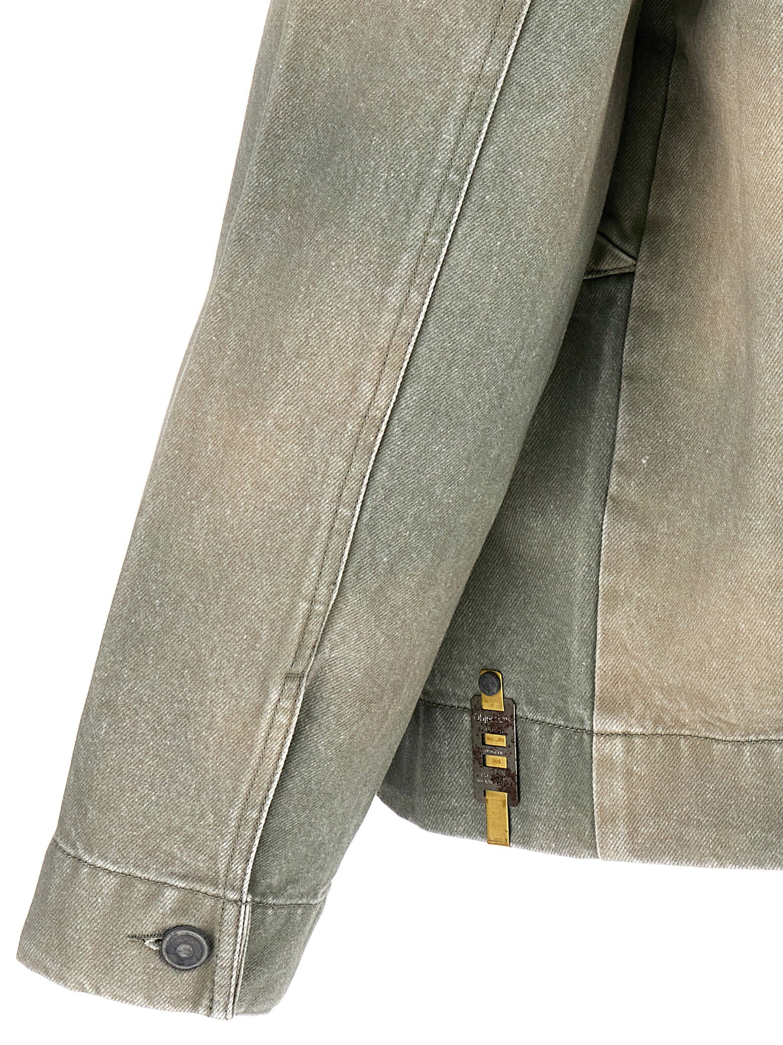 Objects IV Life Denim Jack Groen Gewassen-thumbmail-4