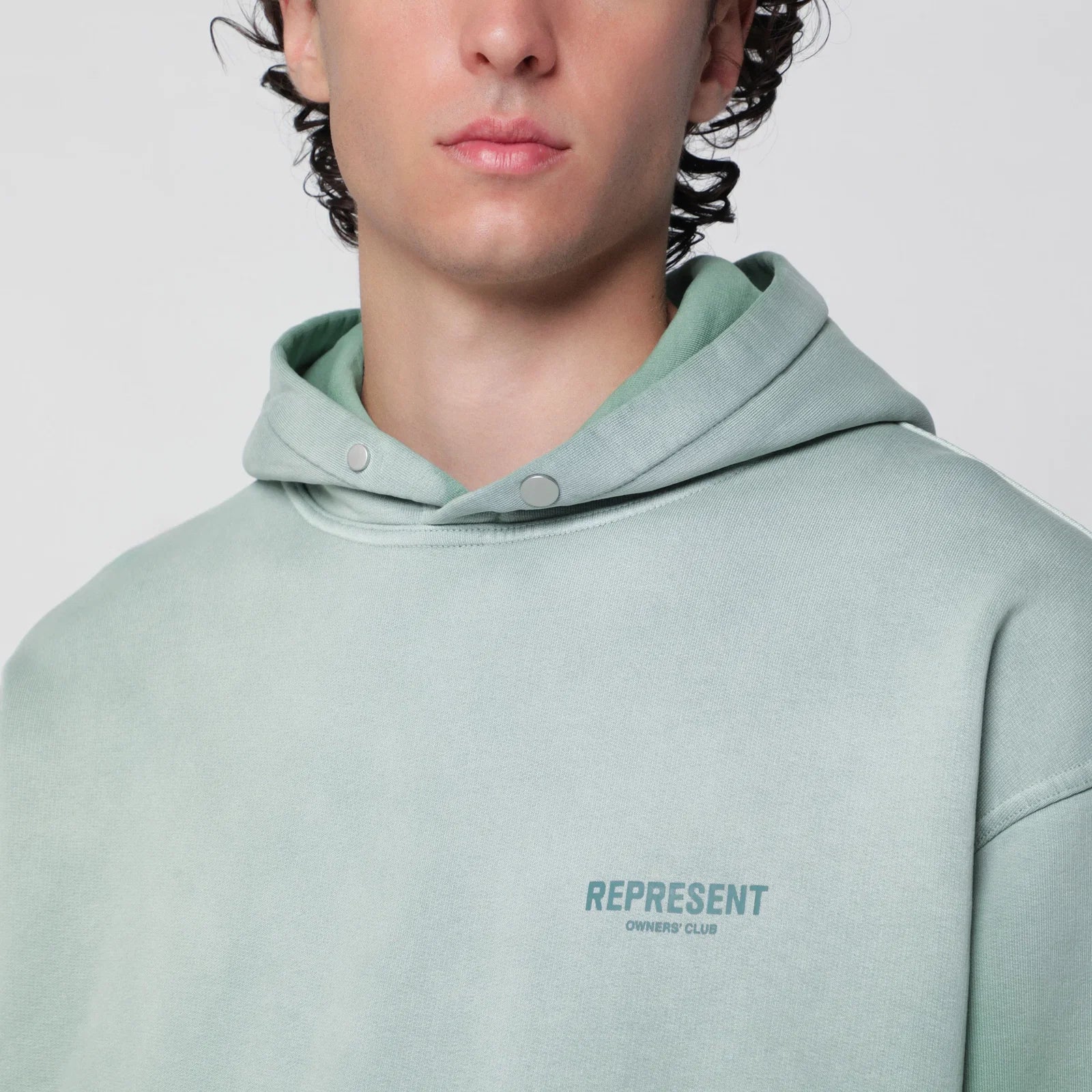 Represent Owners Club Hoodie Washed Aloe-thumbmail-2