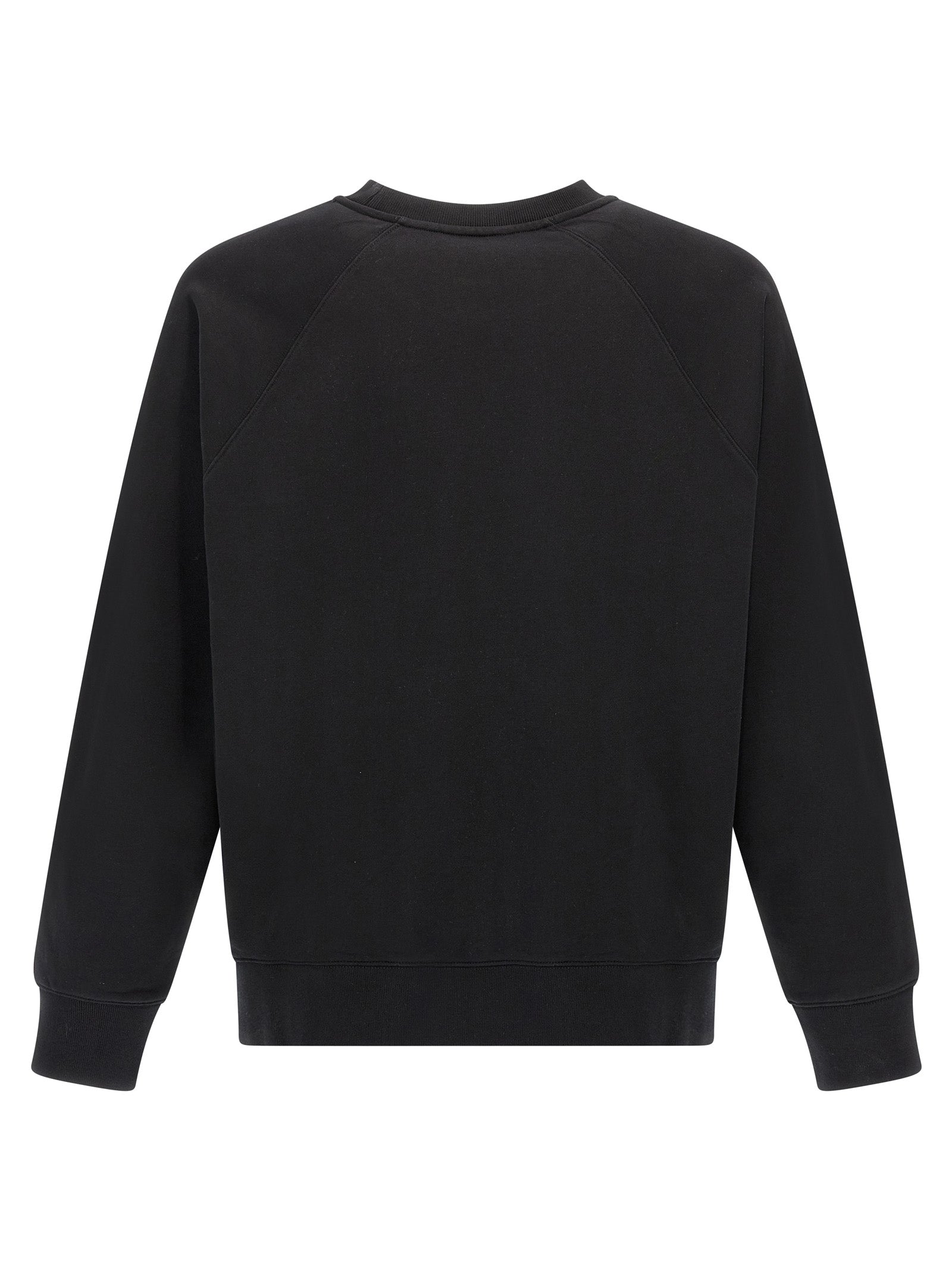 Maison Kitsuné Logo Embroidery Sweatshirt Black