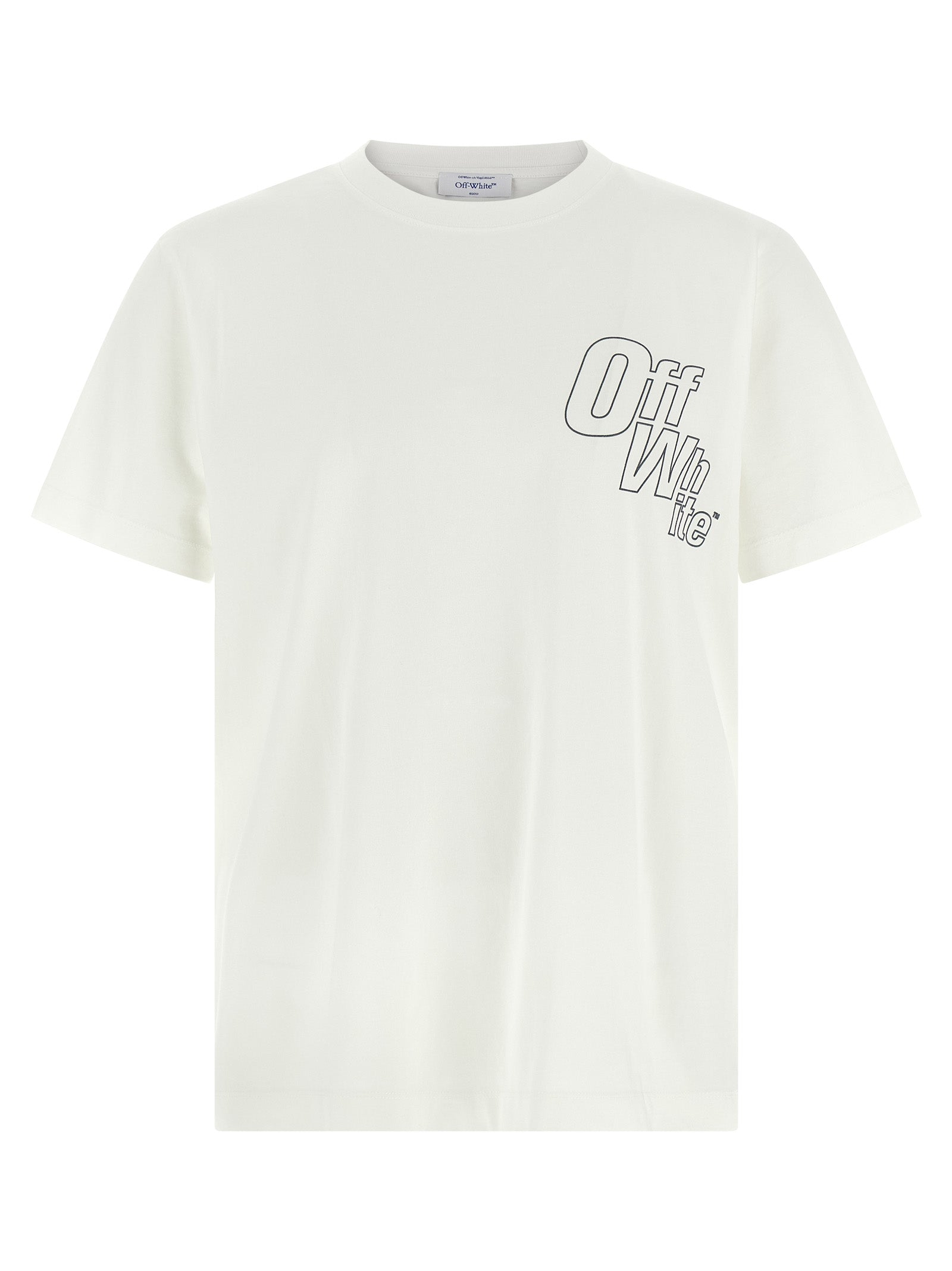 Off White Outline Arrow Slim T-shirt