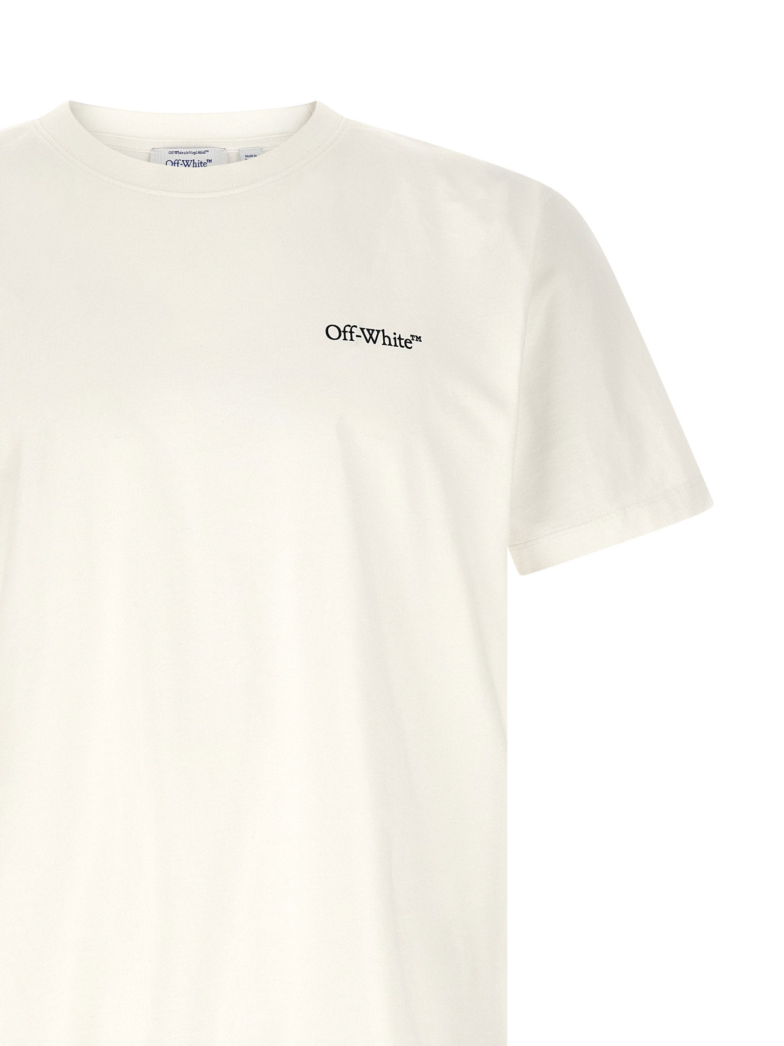 Off-White Metal Arrow Slim T-shirt Ecru Topwear Off White