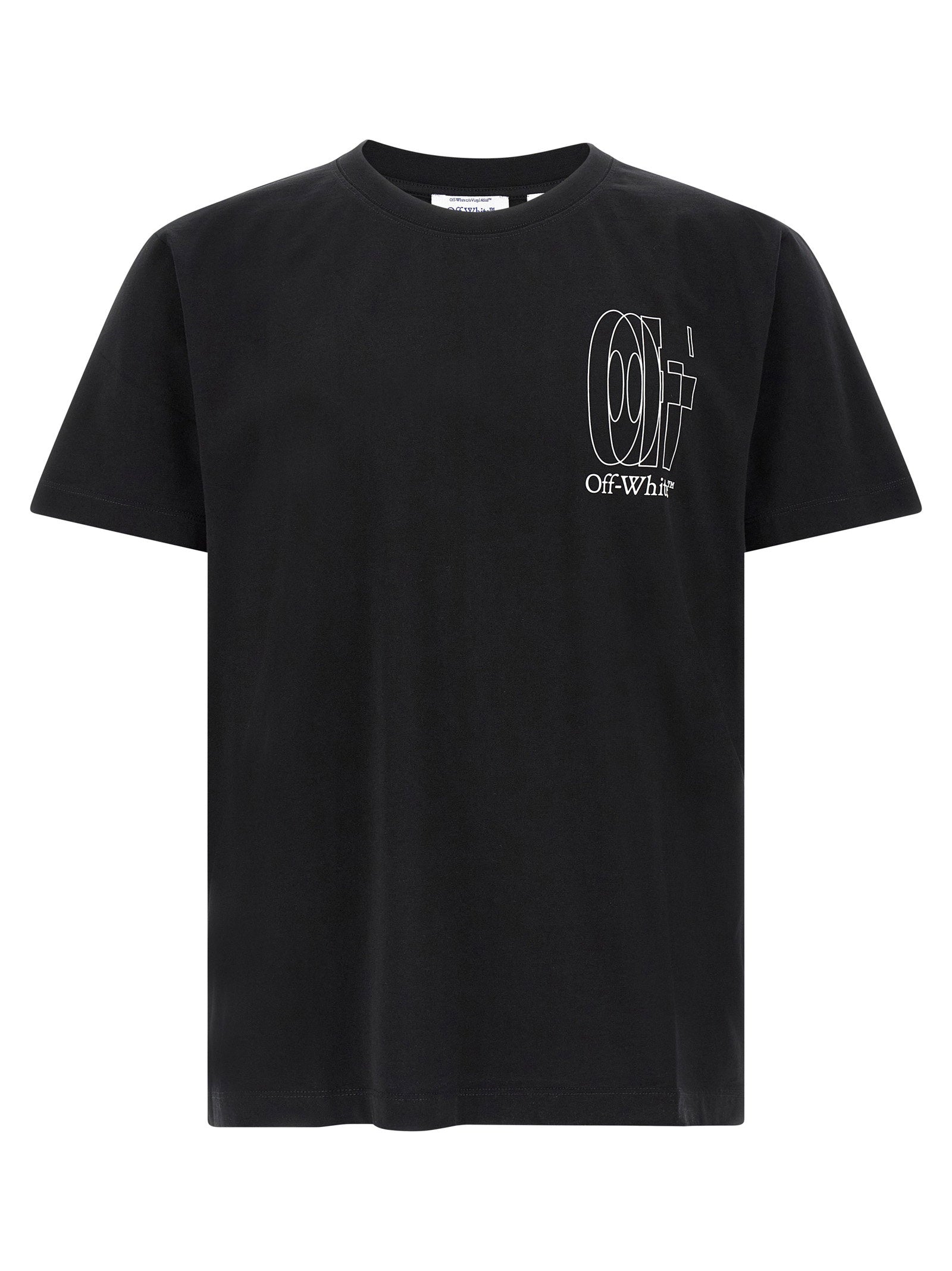 Off-White Big Double Arrow Grafisch Katoenen T-shirt Wit Topwear Off White
