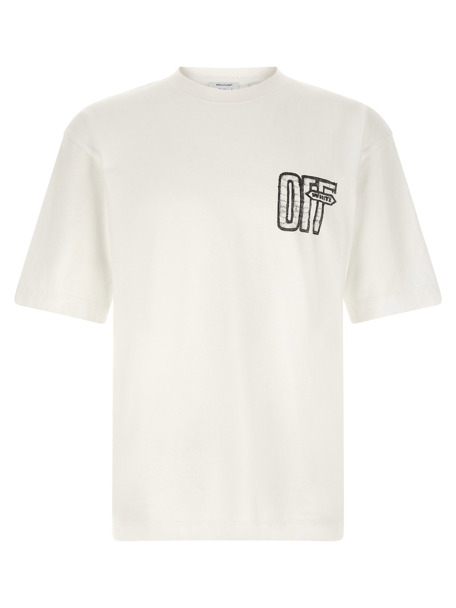 Off-White Motion Arrow Skate T-shirt Wit