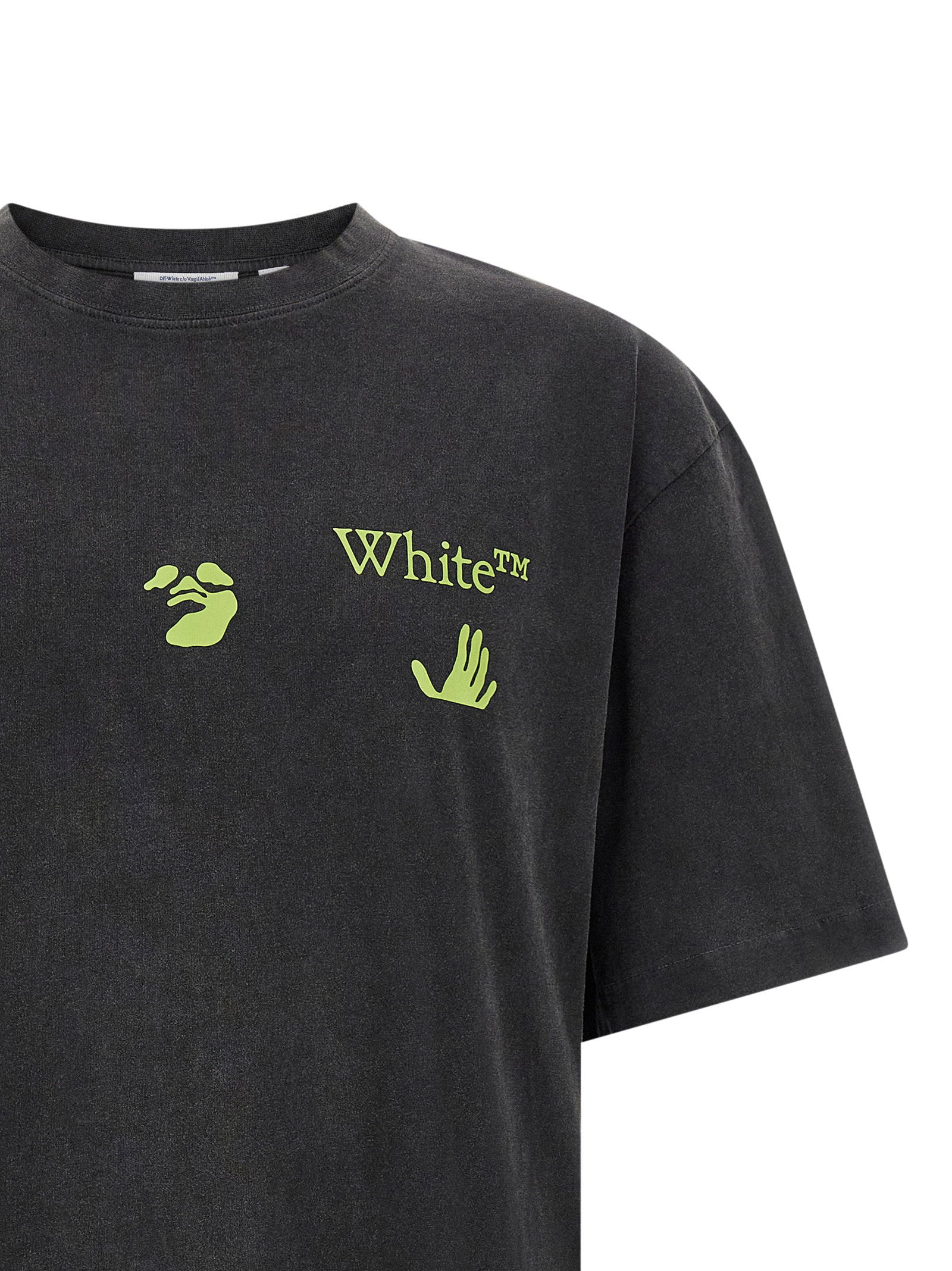 Achteraanzicht van de Off-White Bacco Arrow Skate T-shirt met arrow-print