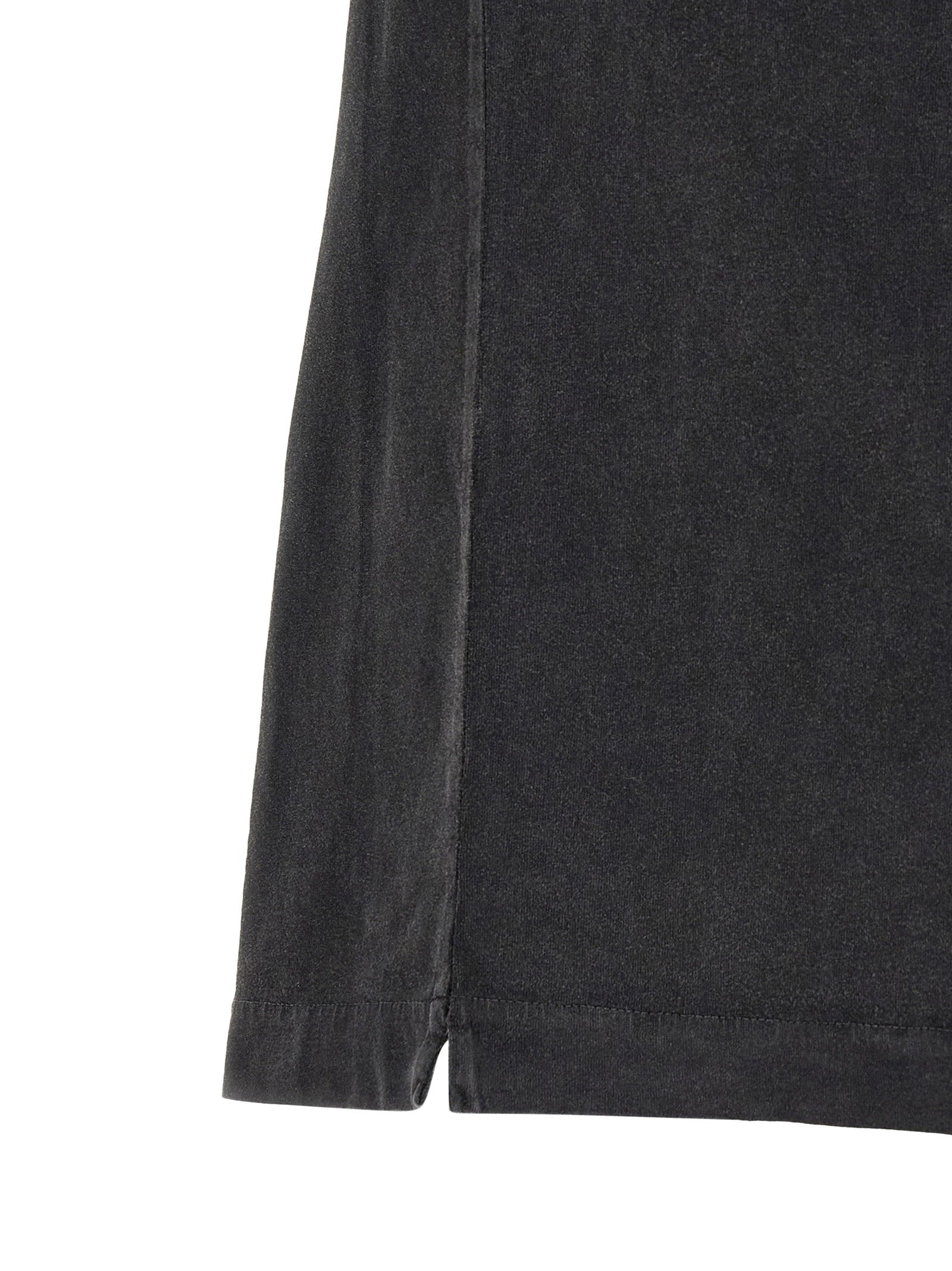 Detail van de zijsplit aan de zoom van de Off-White Bacco Arrow Skate T-shirt