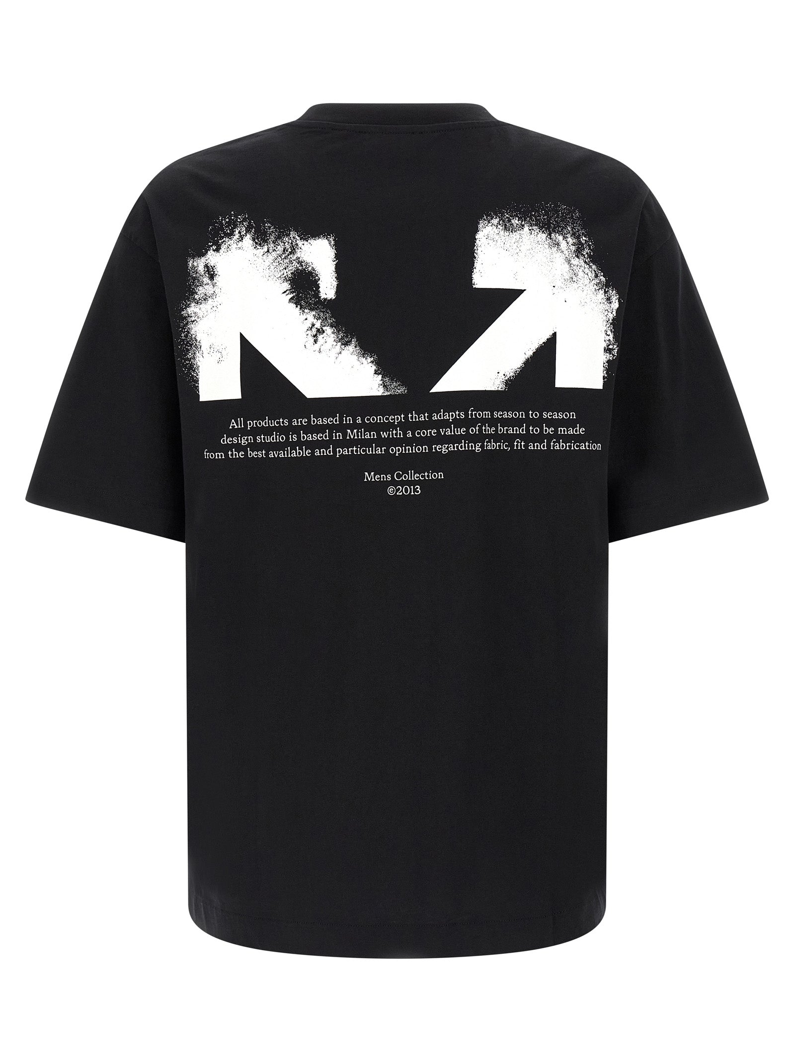 OFF-WHITE Arrow Back Print T-Shirt Black
