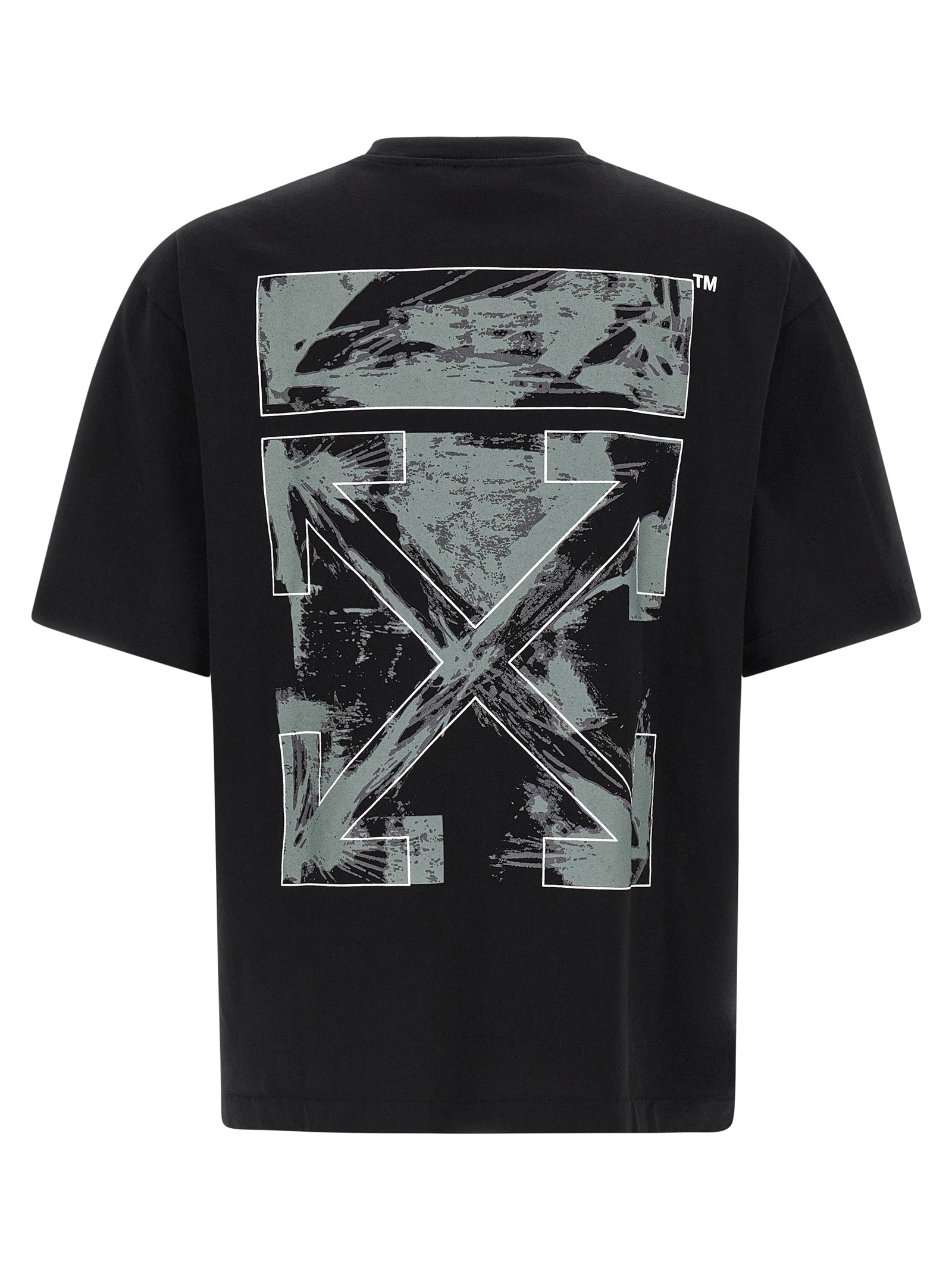 Off White Paint Arrow Skate T-shirt Black
