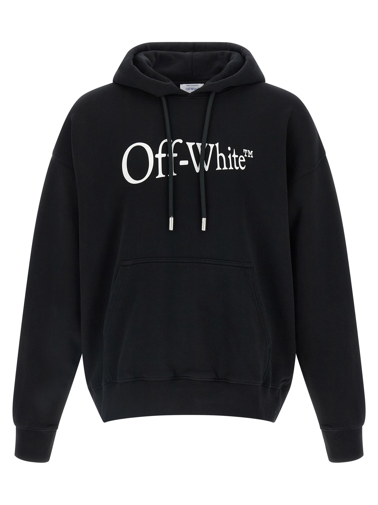 OFF-WHITE Run Arrow Back Print Hoodie Black