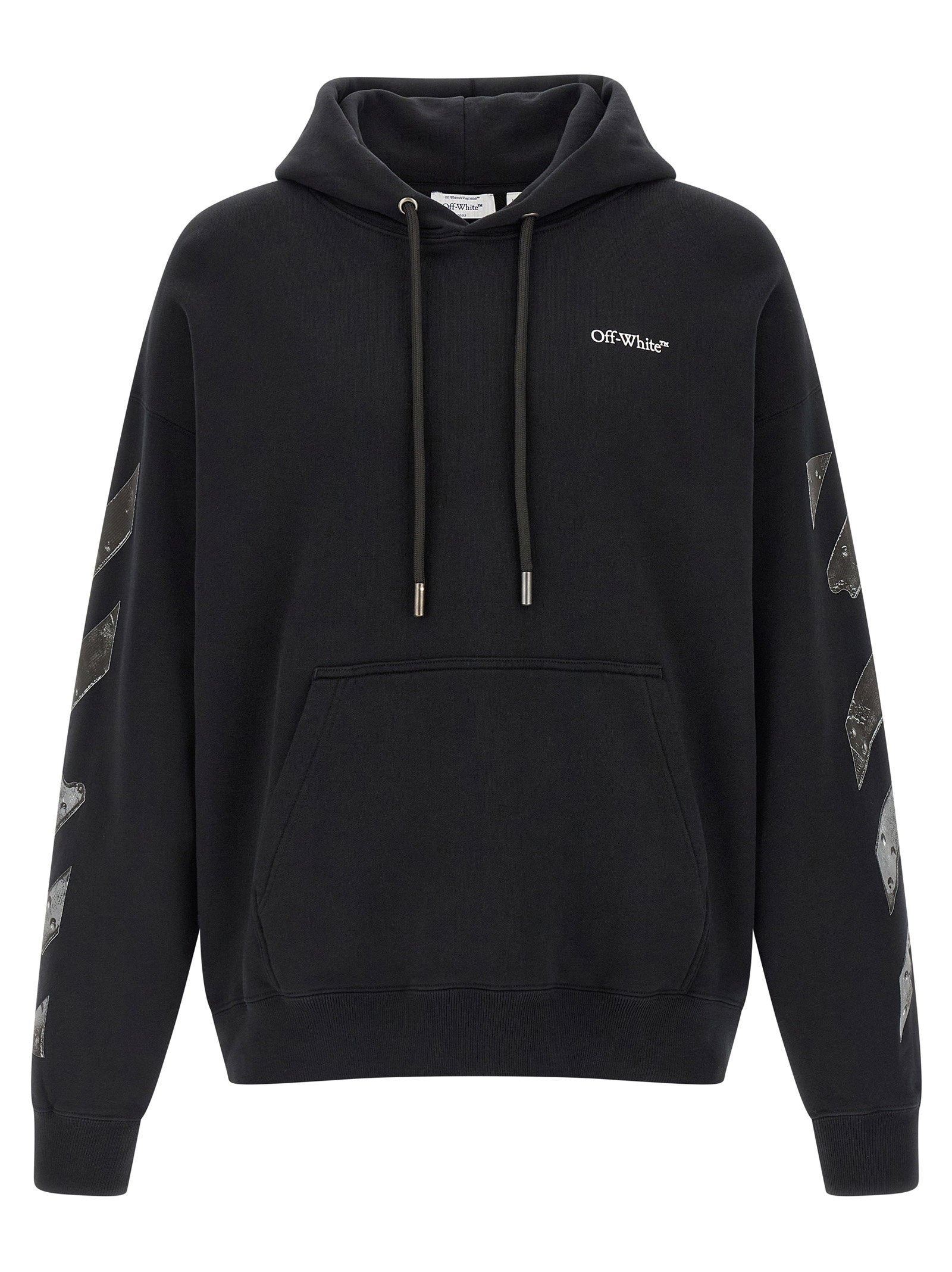 Off-White Metal Arrow Skate Hoodie Zwart Hoodies Off White
