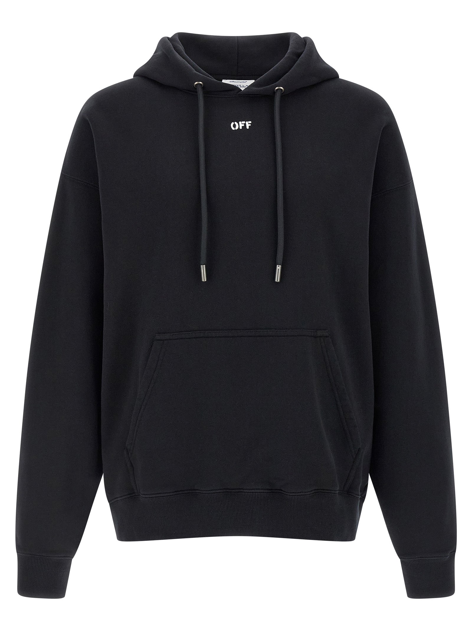 Off-White 3D Spray Arrow Skate Hoodie Black