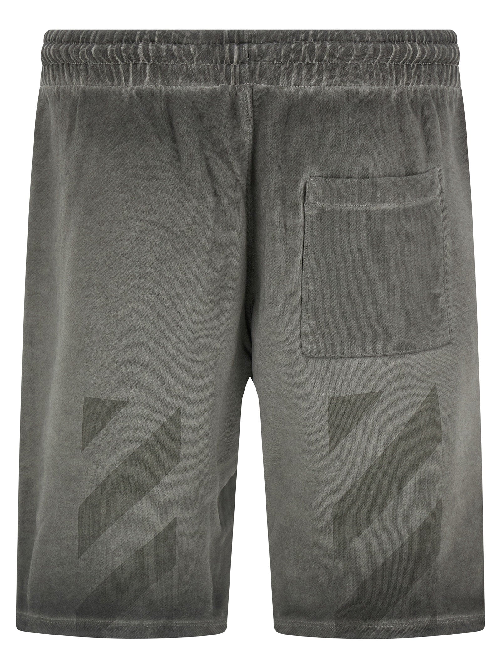 Off White Off-white Laundry Diagonal Skate Bermuda Shorts