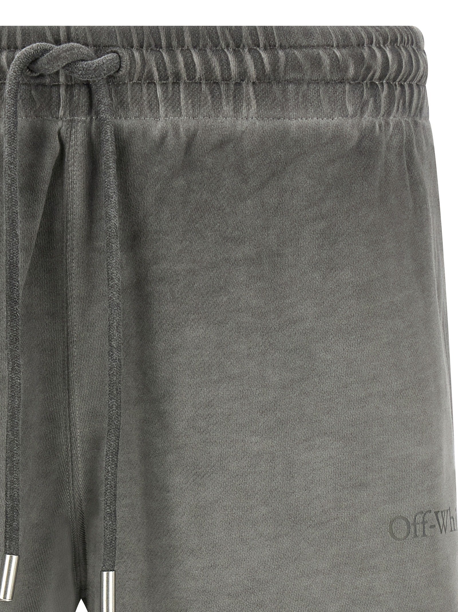 Off White Off-white Laundry Diagonal Skate Bermuda Shorts-3