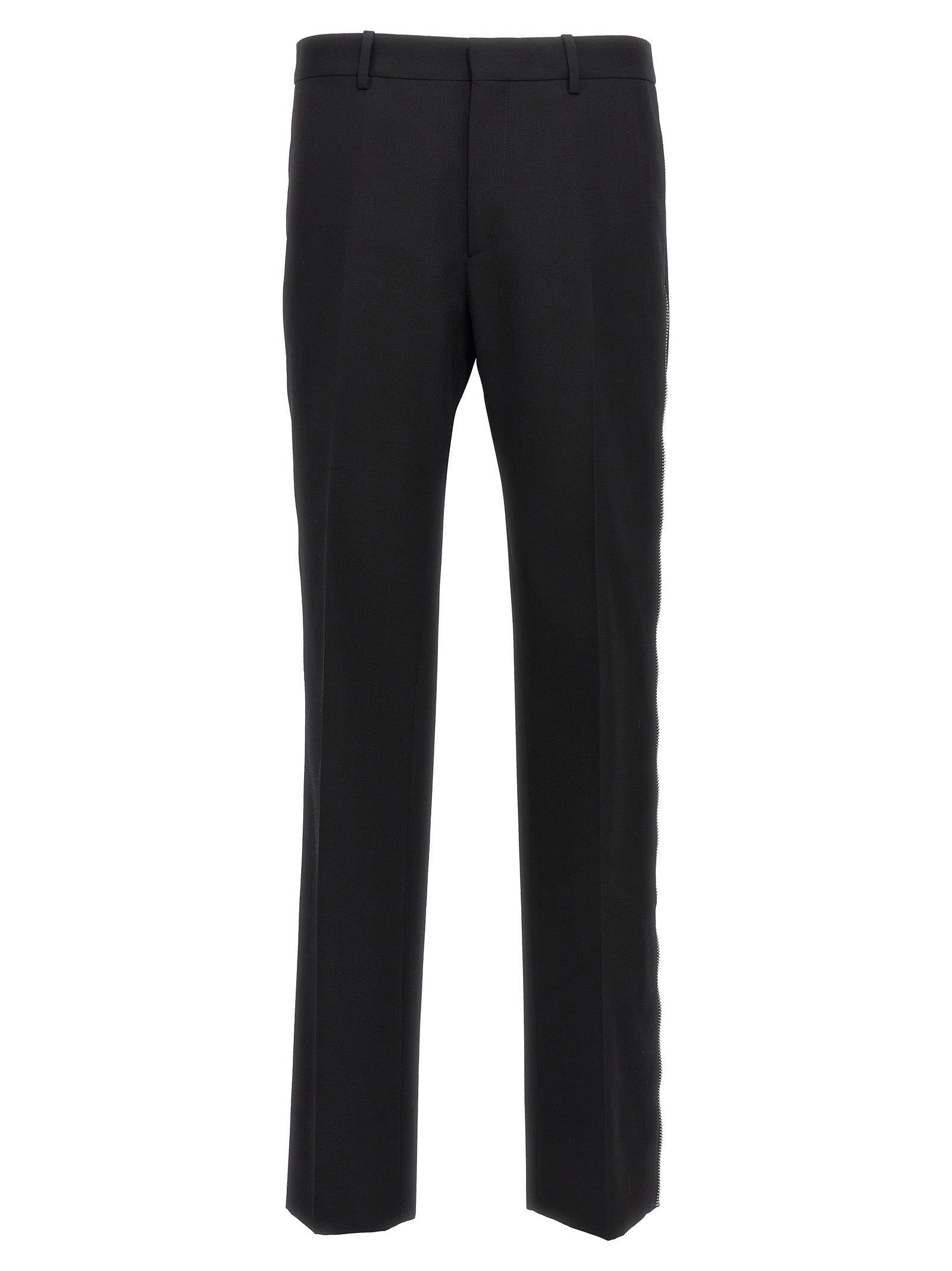 Off-White Embroidered Logo Trousers Black