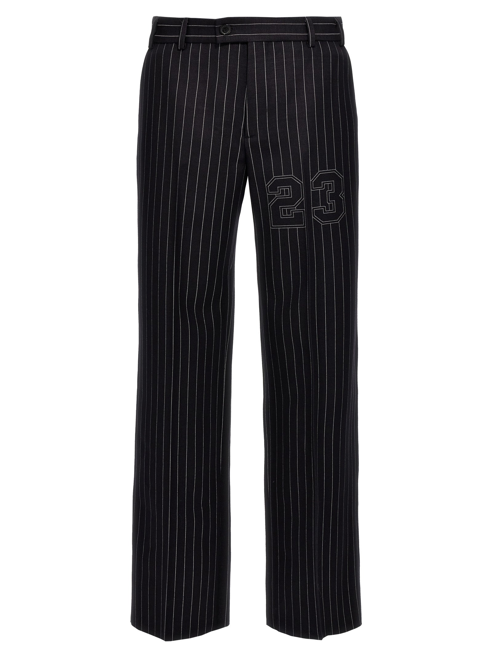 Off White Off-white 23 Pinstripes Trousers
