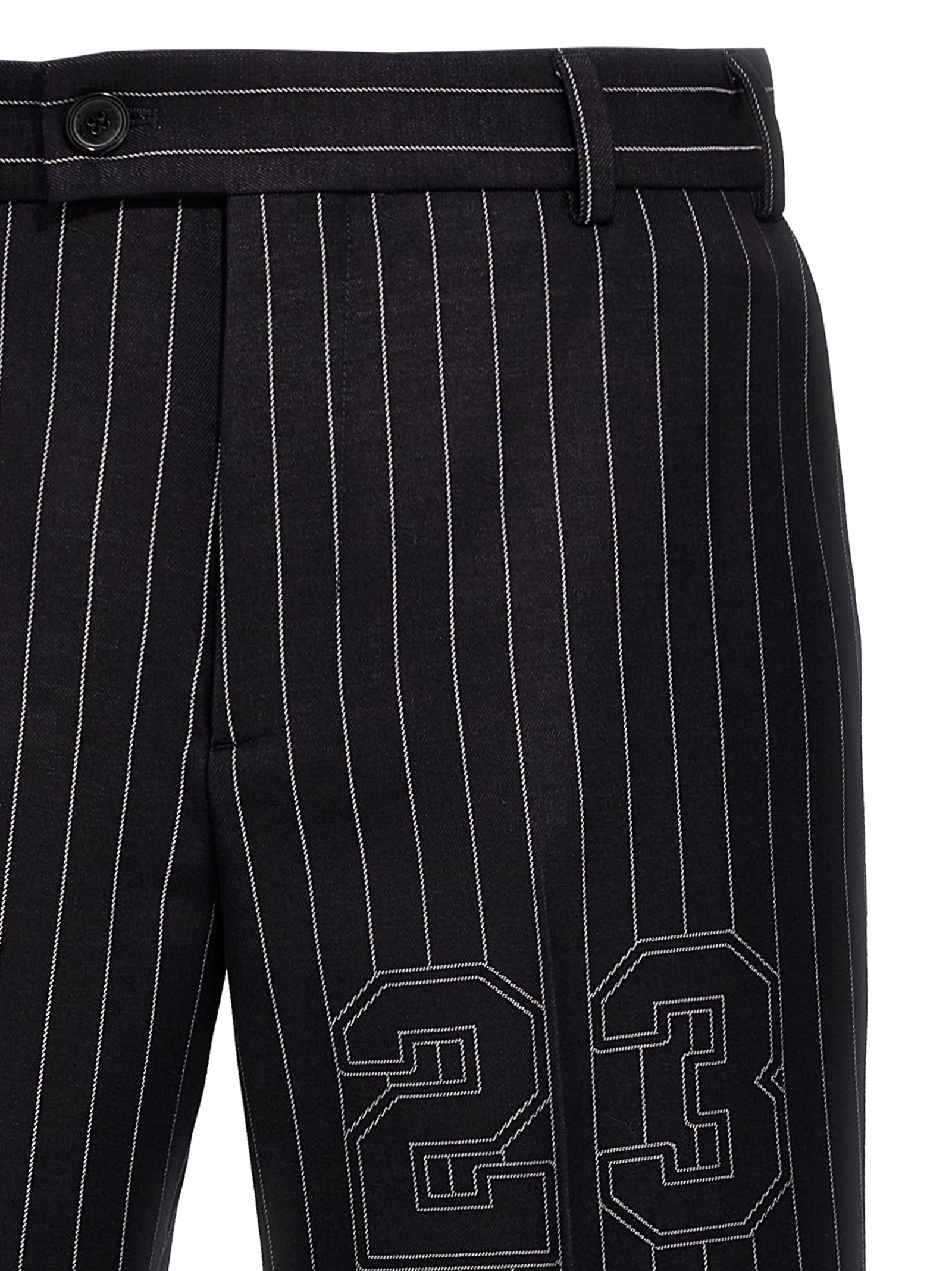 Off White Off-white 23 Pinstripes Trousers-3