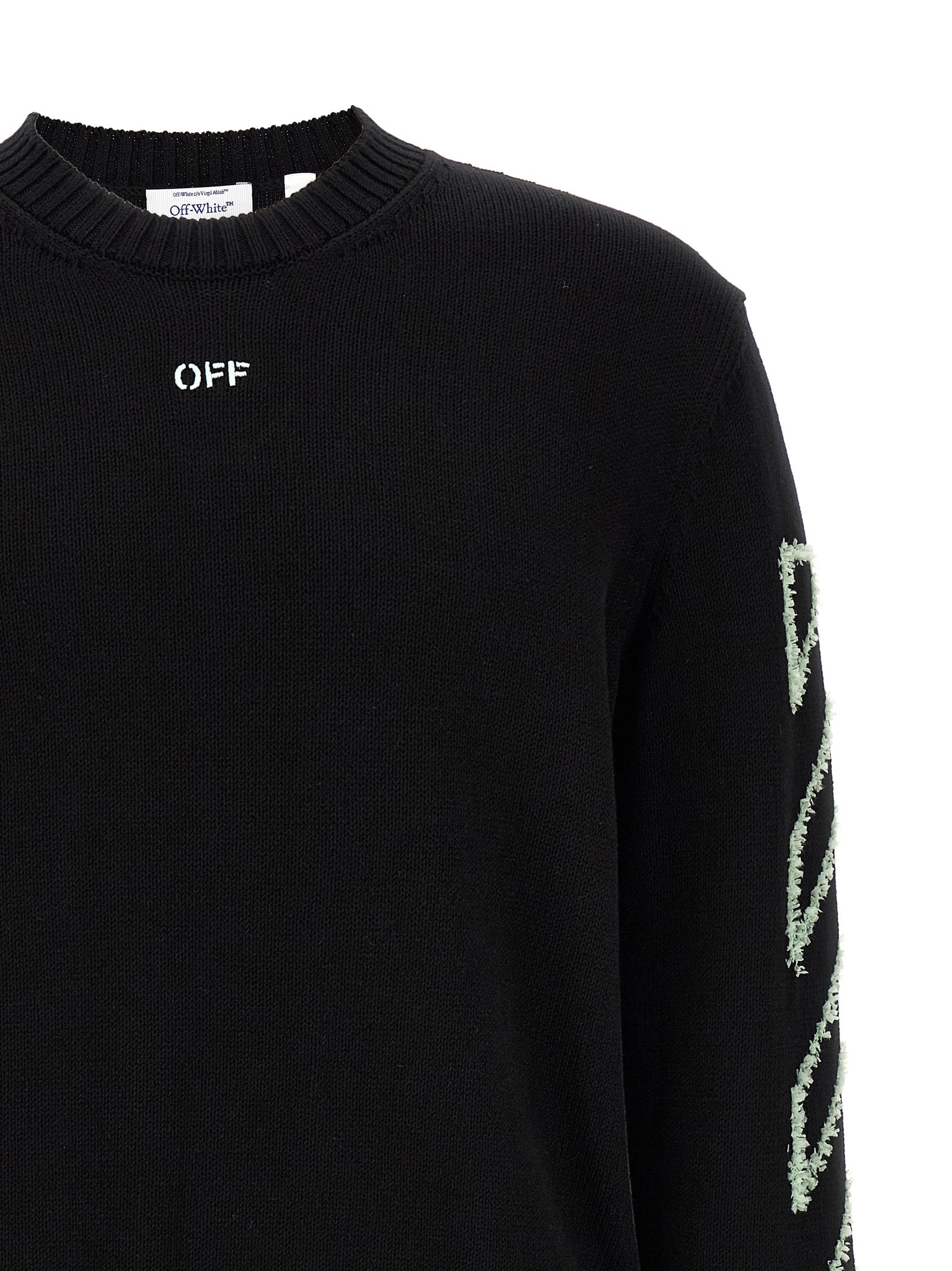 Off White Diag Outline Sweater-3