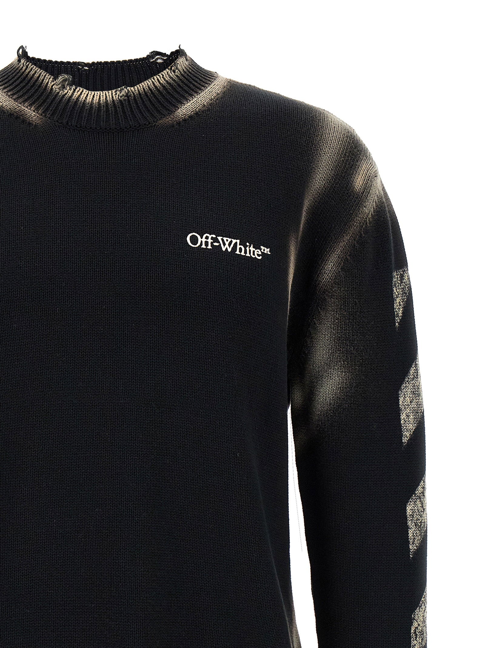 Off White Diag Arr Corrosion Sweater Topwear Off White