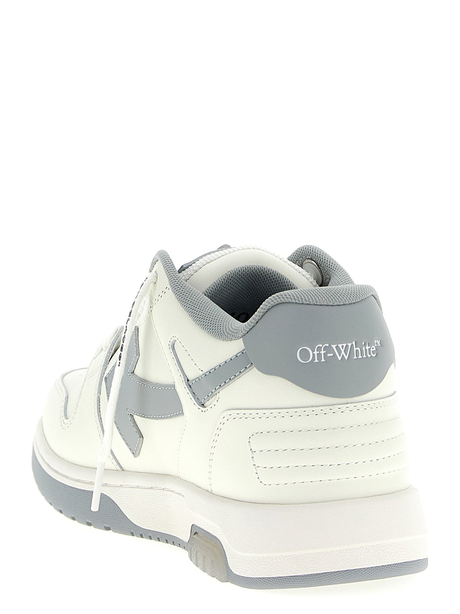 Off-White Out Of Office sneaker wit/grijs, bovenaanzicht
