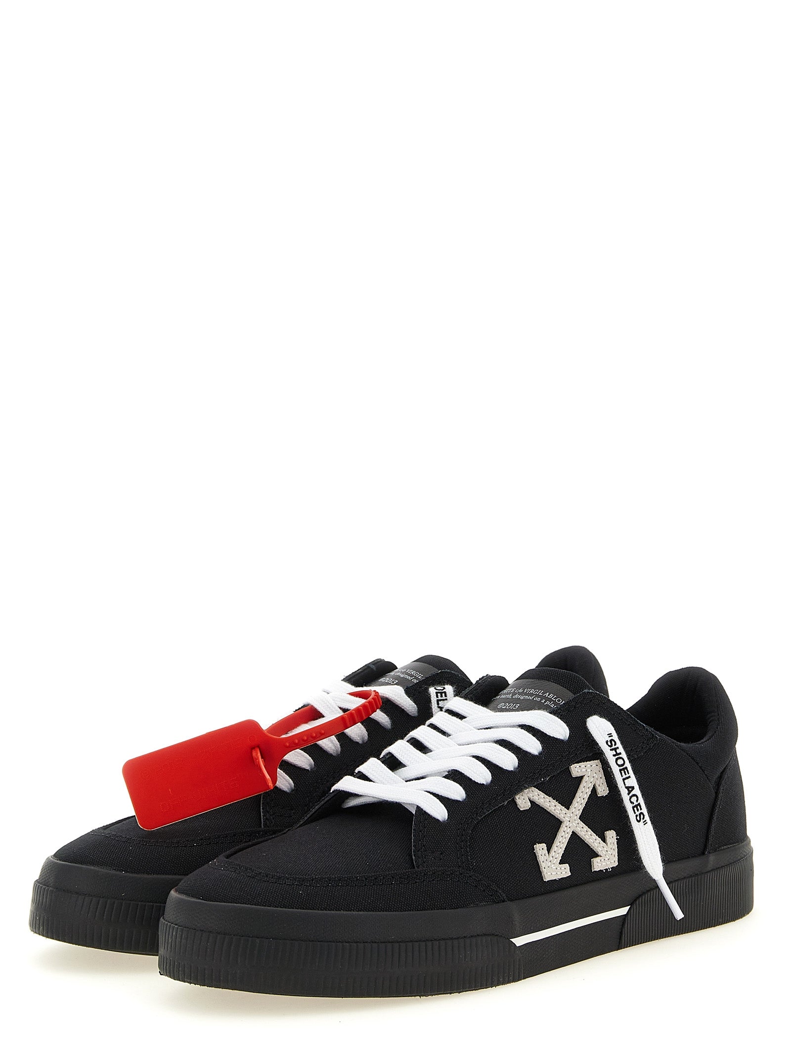 Off White Vulcanized Sneakers Black
