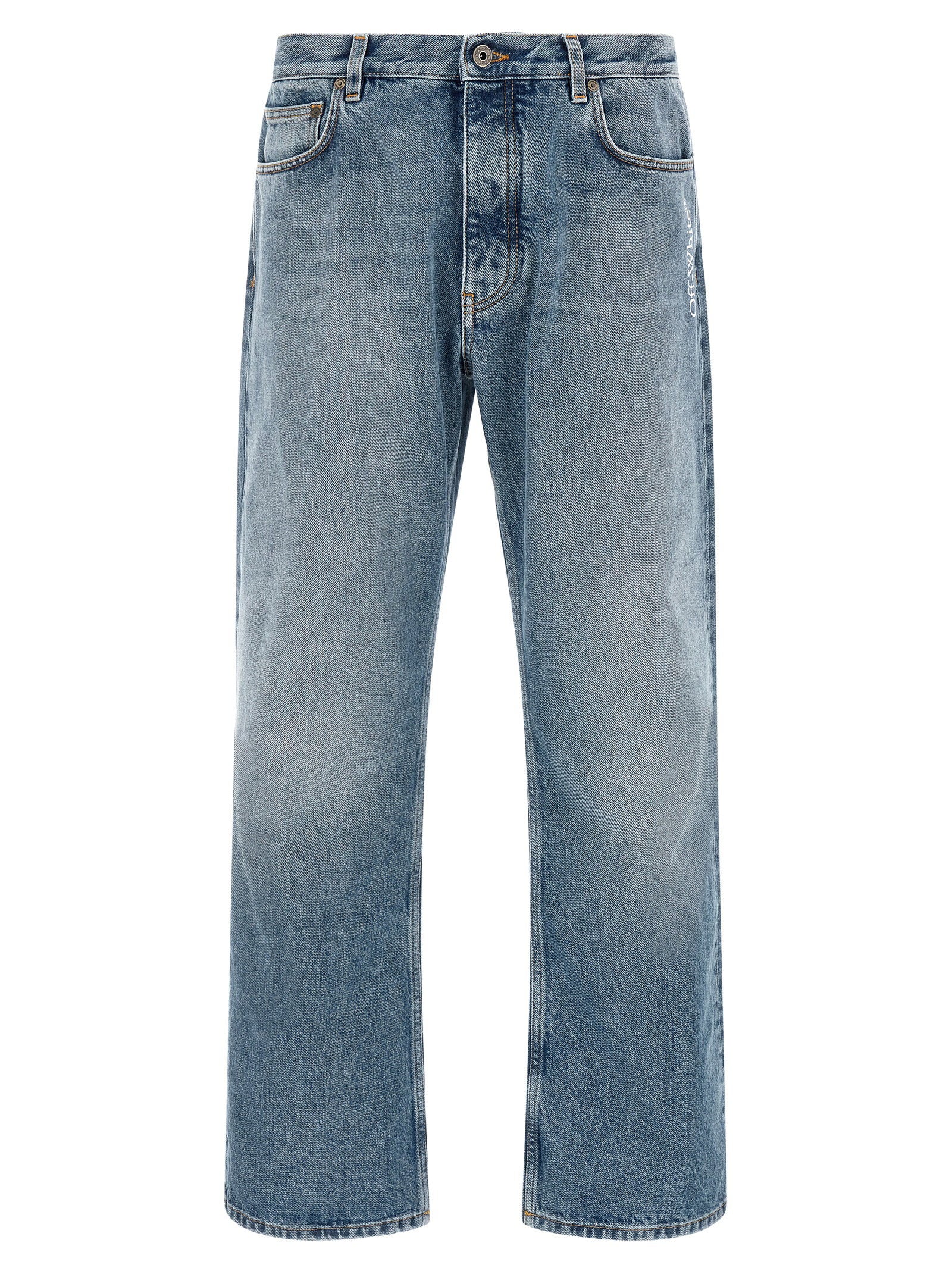 Off-White Half Arrow Jeans Loose Fit Denim
