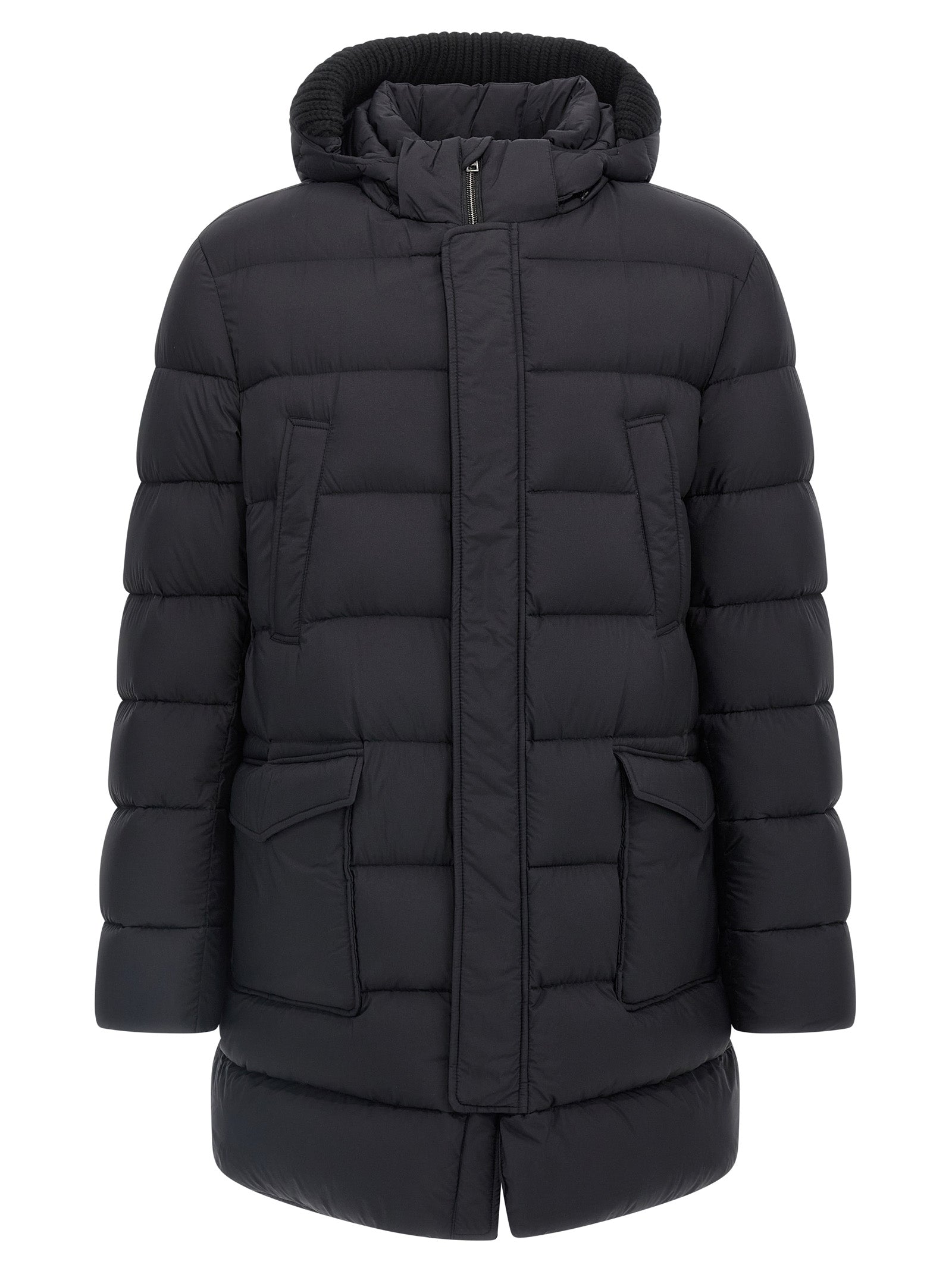 Herno Il Parka Down Jacket Black Jackets Herno