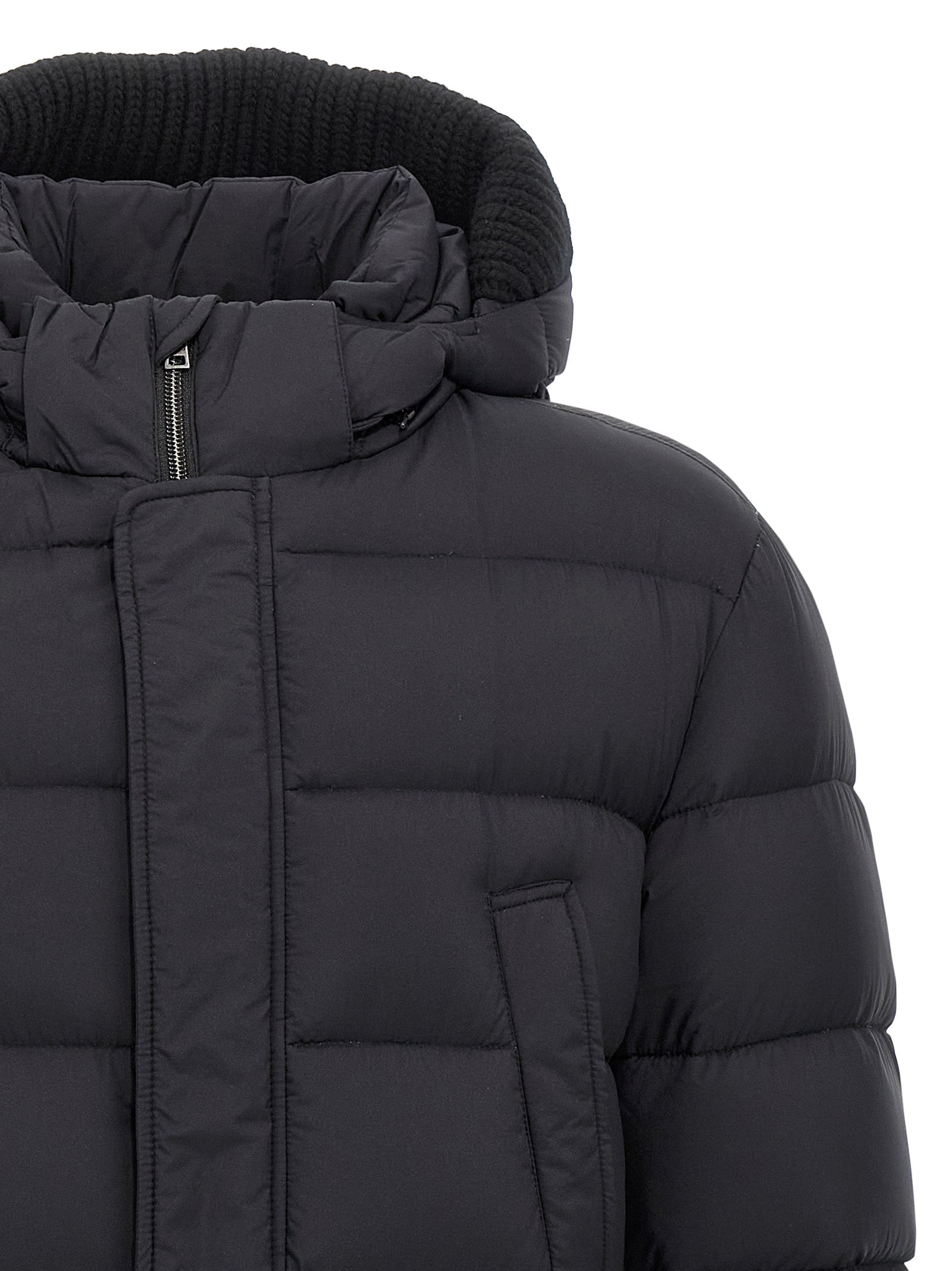Herno Il Parka Down Jacket Black-thumbmail-4