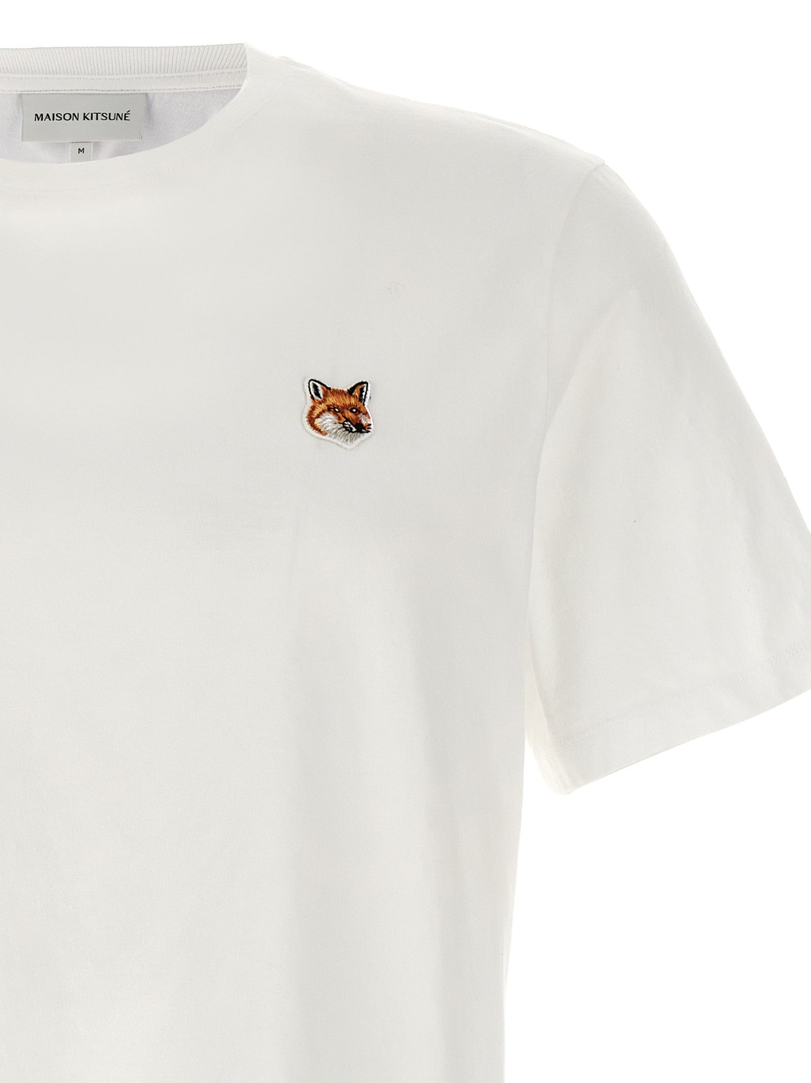 Maison Kitsuné Dressed Fox Head Comfort T-Shirt White-thumbmail-3
