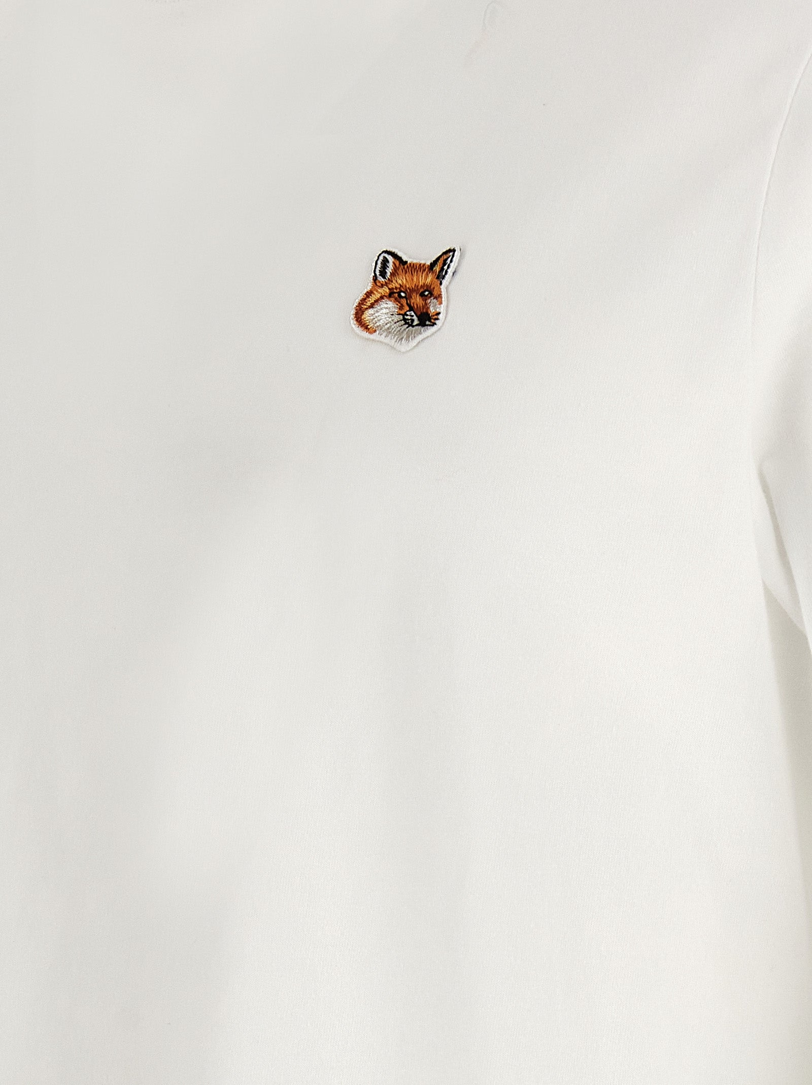 Maison Kitsuné Dressed Fox Head Comfort T-Shirt White-thumbmail-4