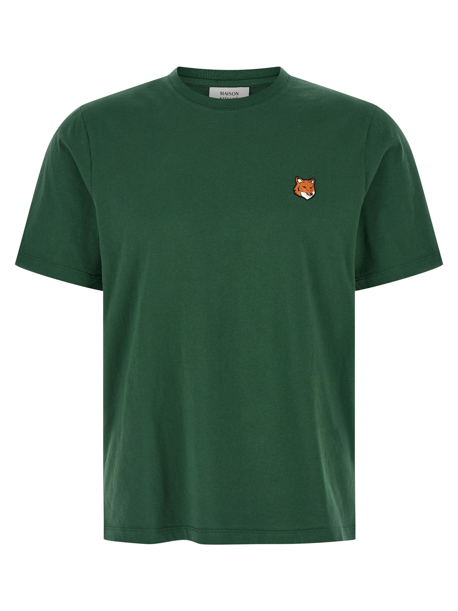 Maison Kitsuné Fox Head Patch T-shirt Green