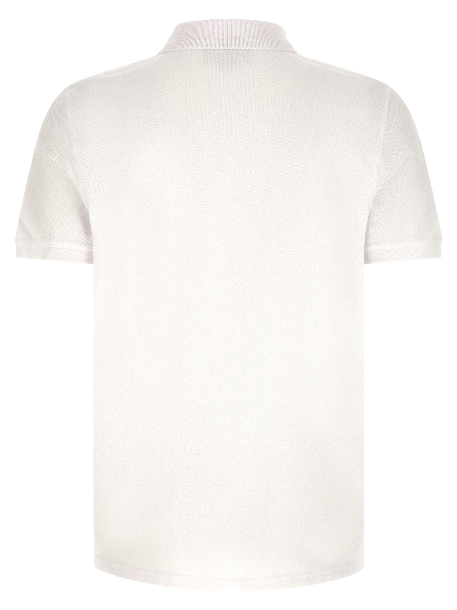 Maison Kitsuné Fox Head Polo Shirt White