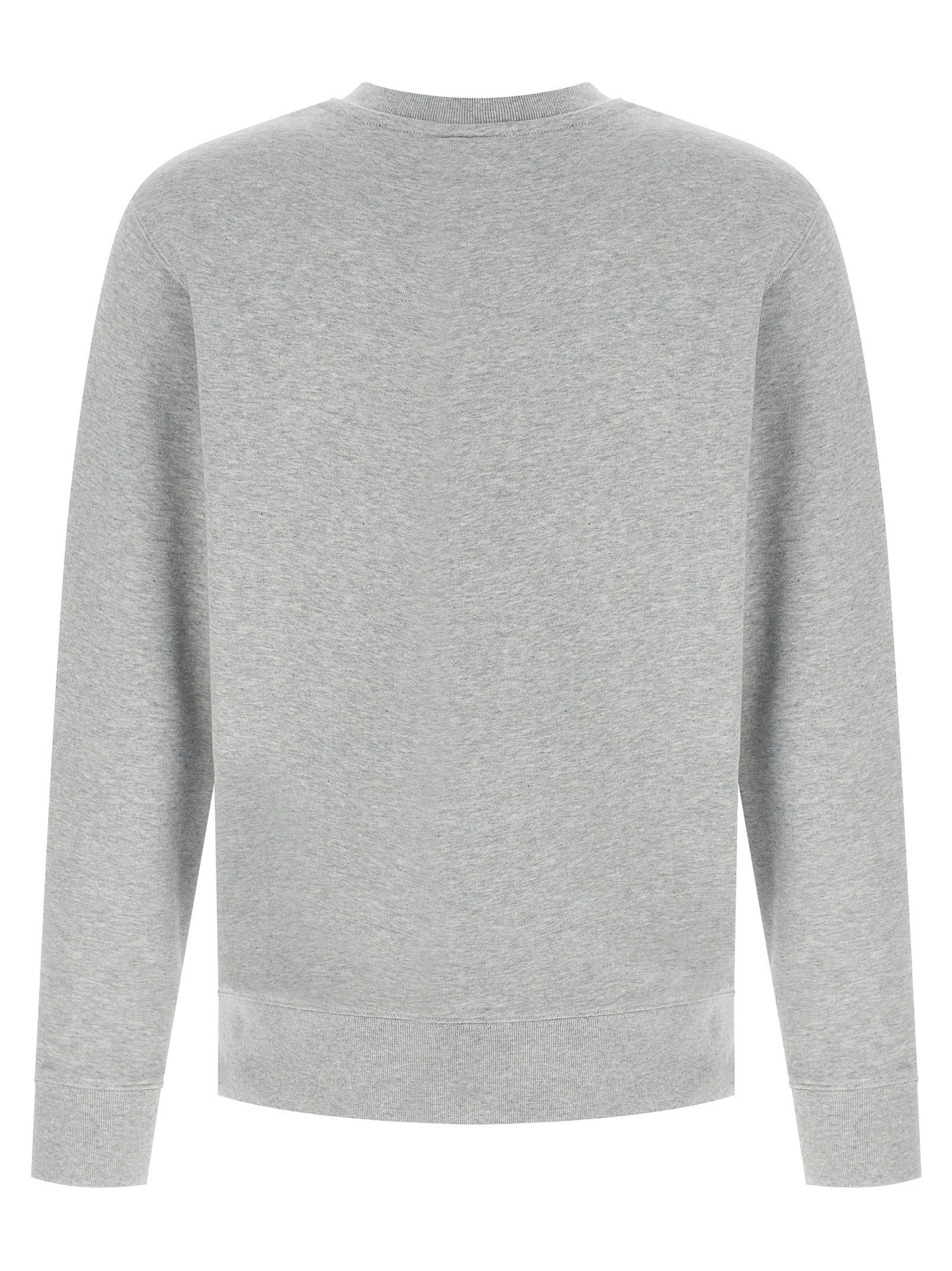Maison Kitsuné Fox Head Patch Crewneck Sweatshirt Grey